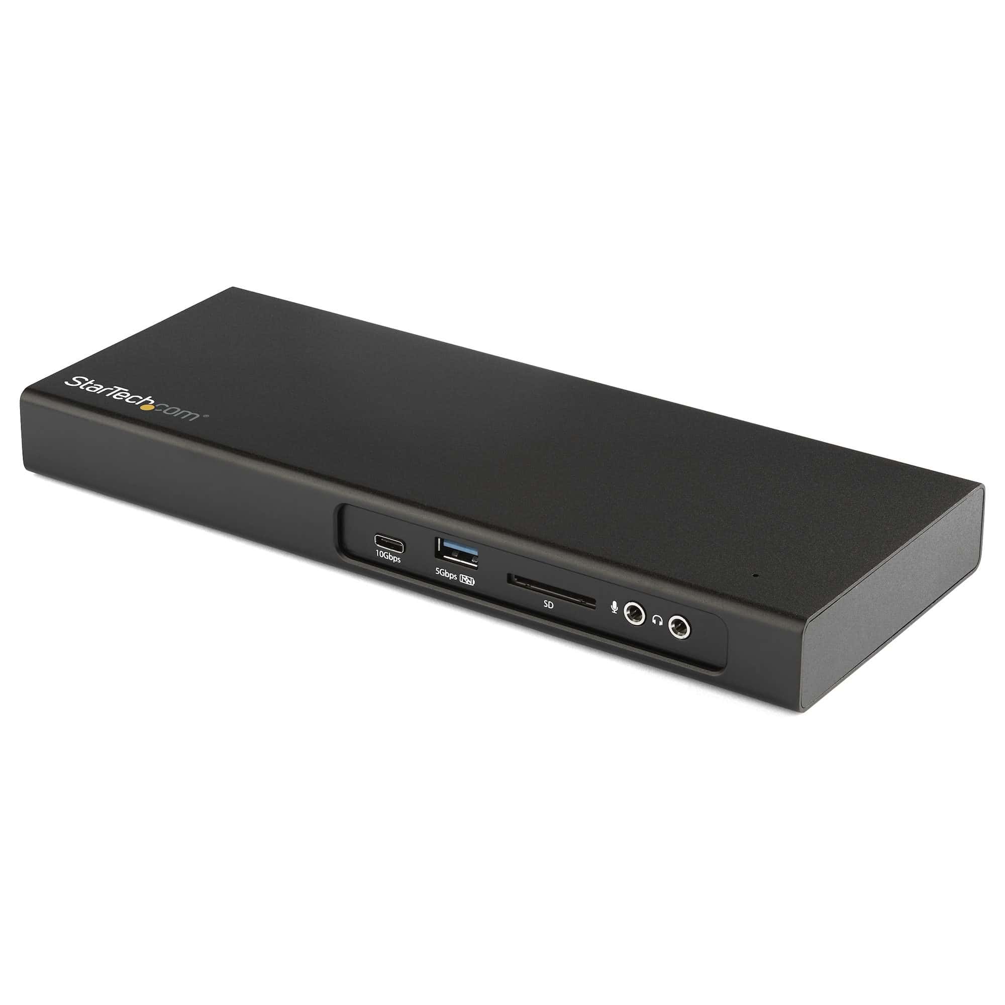 StarTech.com Dual 4K 60Hz monitor Thunderbolt™ 3 dock - PCIe M.2 en SD kaartlezer (TB3DK2DPM2) thumbnail