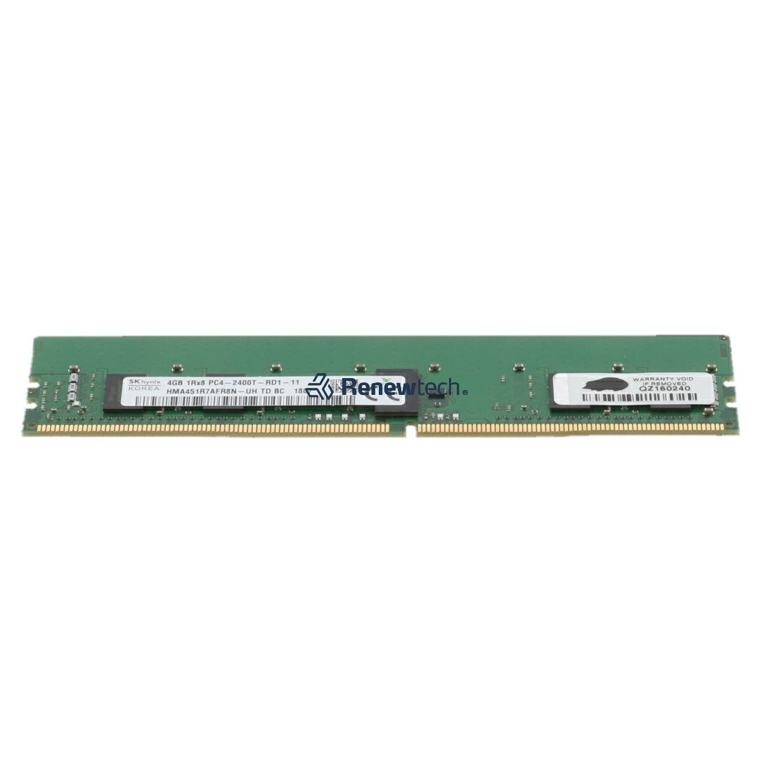 HYNIX 4GB (1*4GB) 1RX8 PC4-19200T-R DDR4-2400MHZ RDIMM (HMA451R7AFR8N-UH) thumbnail