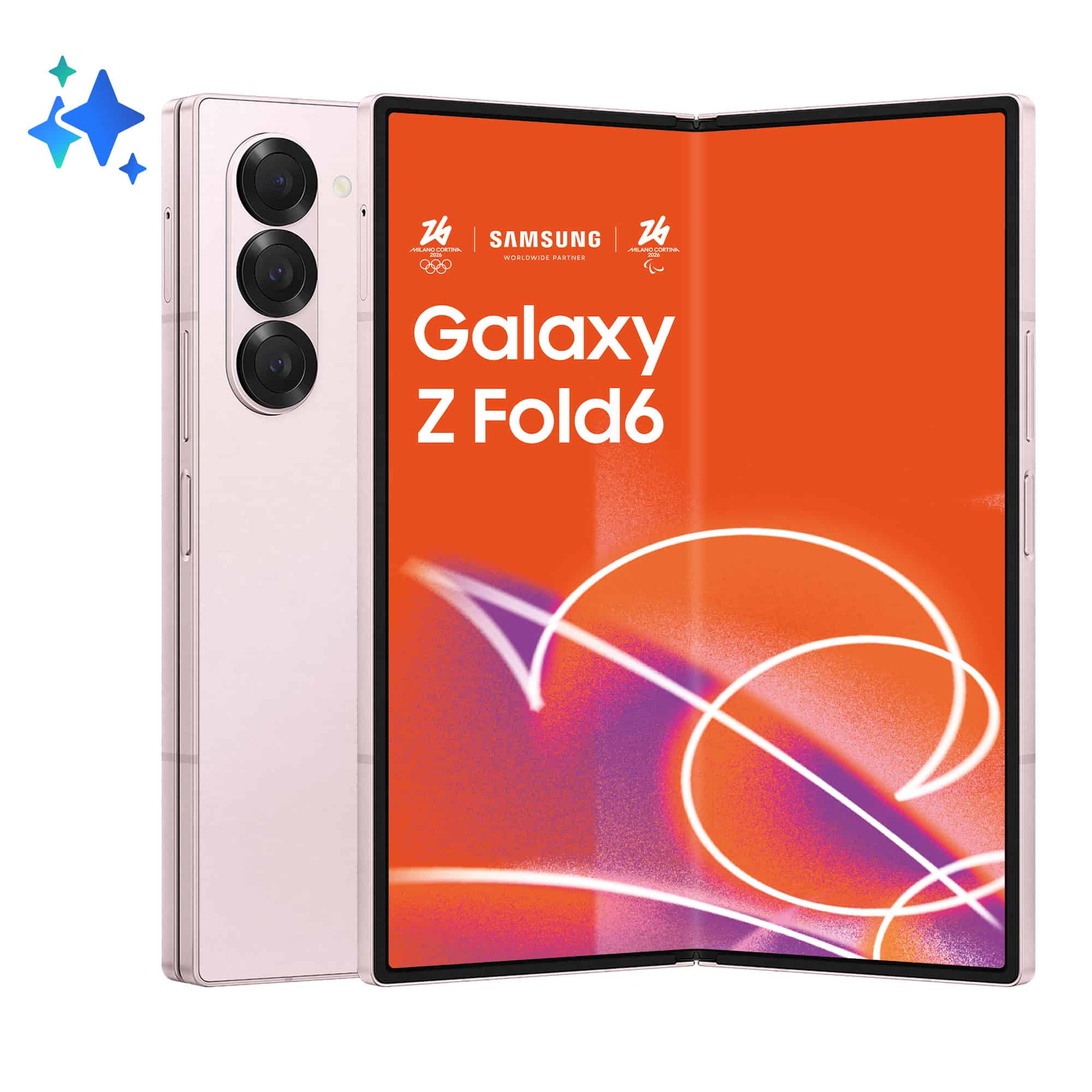 Samsung Galaxy Z Fold6 19,3 cm (7.6") Dual SIM Android 14 5G USB Type-C 12 GB 512 GB 4400 mAh Roze (SM-F956BLICEUE) thumbnail