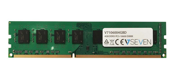 V7 V7106004GBD geheugenmodule 4 GB 1 x 4 GB DDR3 240-pin DIMM (V7106004GBD) thumbnail