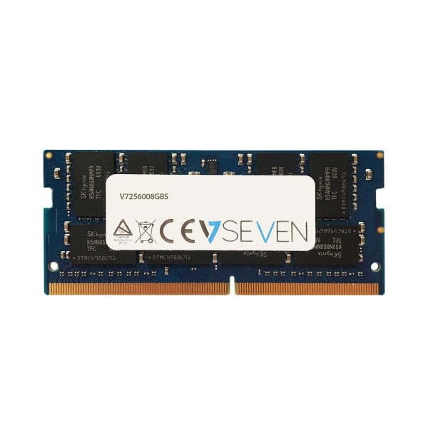 V7 V7256008GBS geheugenmodule 8 GB 1 x 8 GB DDR4 260-pin SO-DIMM (V7256008GBS) thumbnail