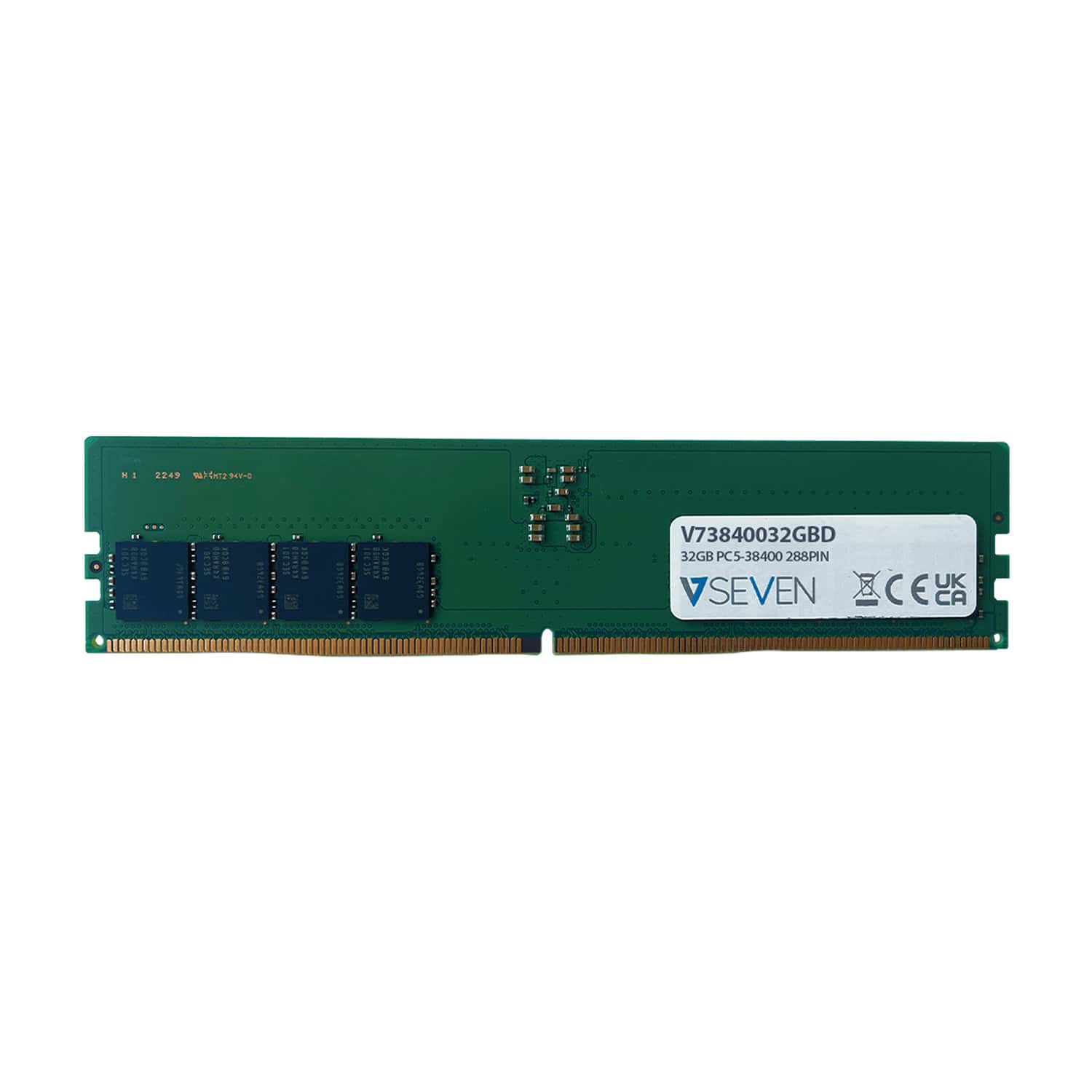 V7 V73840032GBD geheugenmodule 32 GB 1 x 32 GB DDR5 288-pin DIMM (V73840032GBD) thumbnail