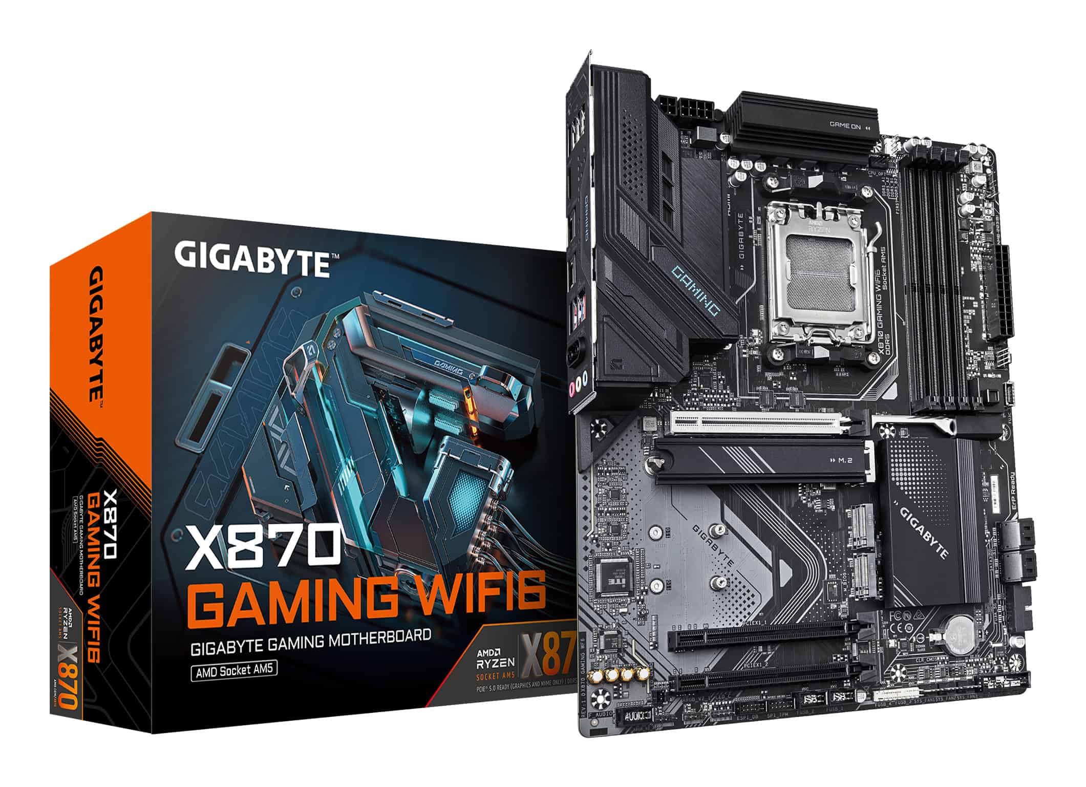 GIGABYTE X870 GAMING WIFI6 AMD X870 Socket AM5 ATX (X870 GAMING P WF6) thumbnail