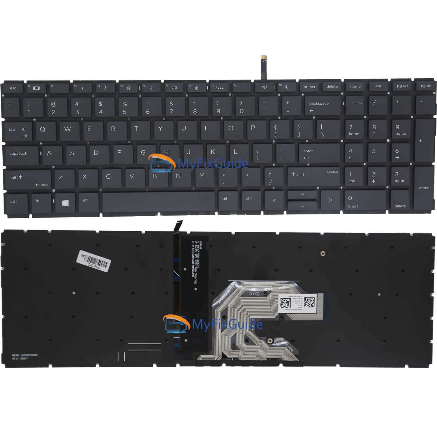 HP 450 G6/G7 Keyboard non Backlit (CZ/SK) (L45091-FL1) thumbnail