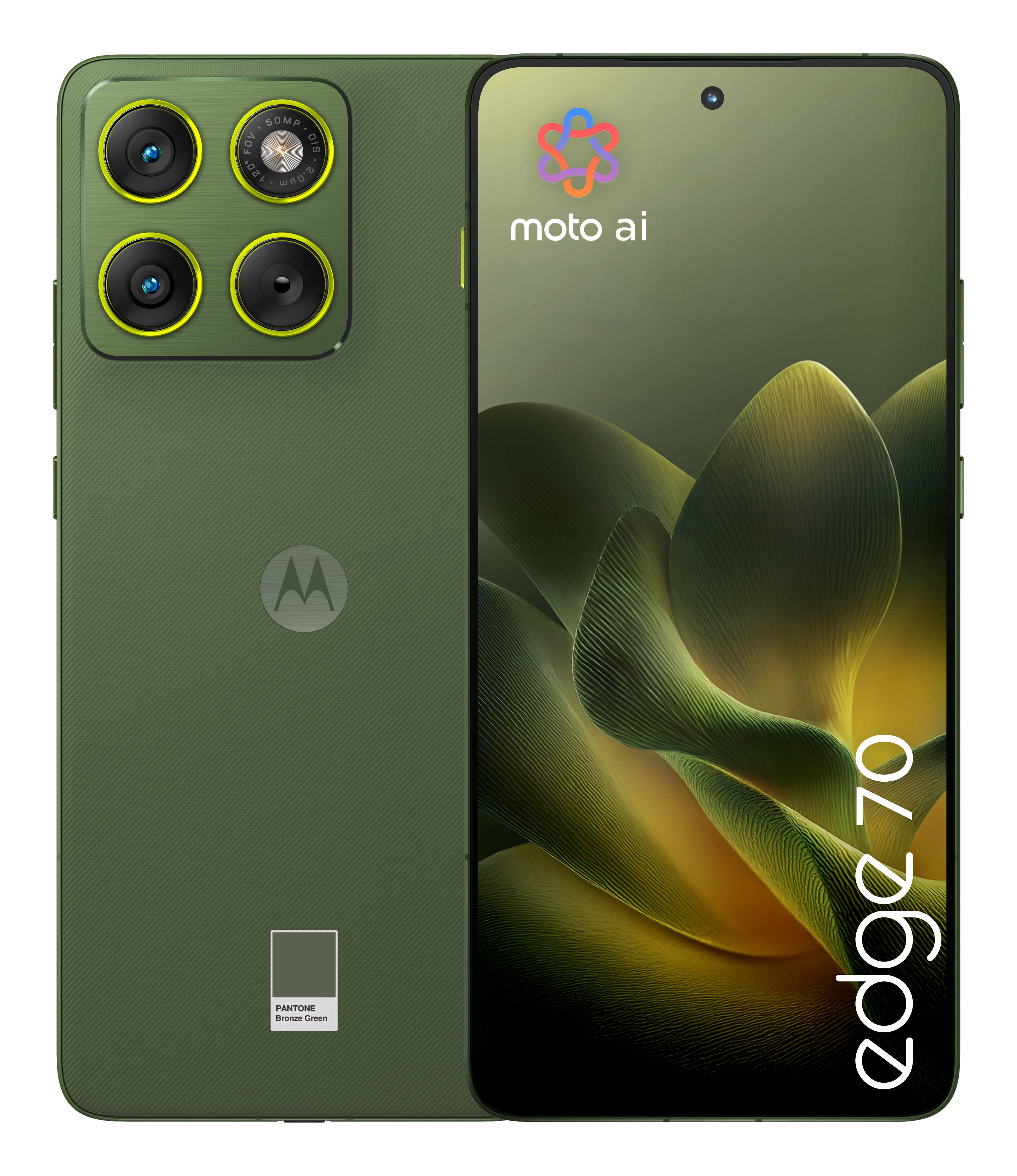 Motorola edge 70 17 cm (6.7) Dual SIM Android 16.0 5G USB Type-C 12 GB 512 GB 4800 mAh Groen (PBA50033SE) thumbnail