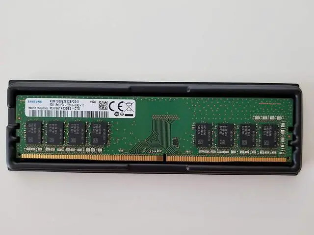 SAMSUNG 8GB (1*8GB) 1RX8 PC4-21300V-U DDR4-2666MHZ UDIMM (M378A1K43DB2-CTD) thumbnail