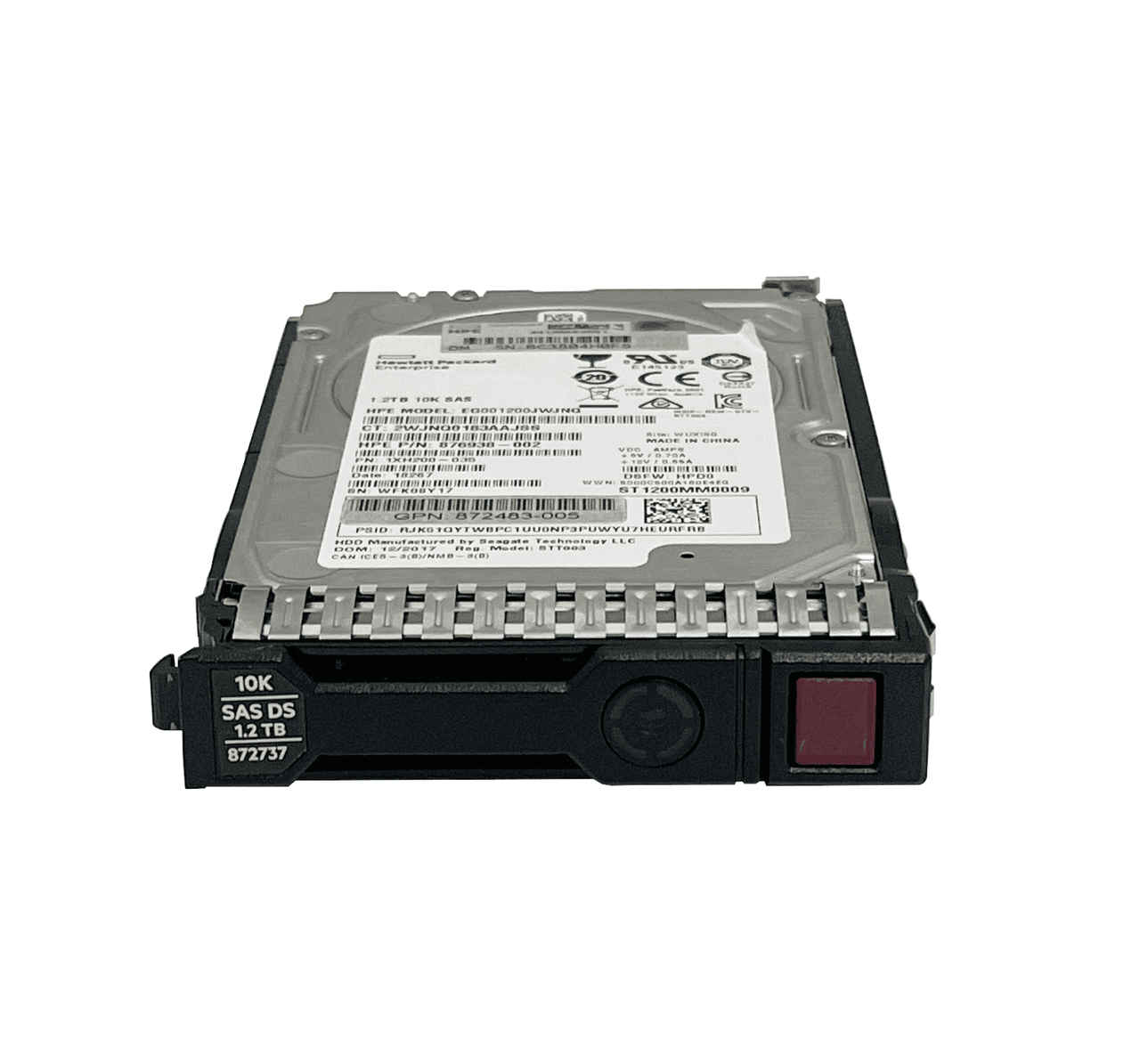 HPE 1.2TB12G SAS 10K (2.5) SFF (Bulk) (872479-B21B) thumbnail
