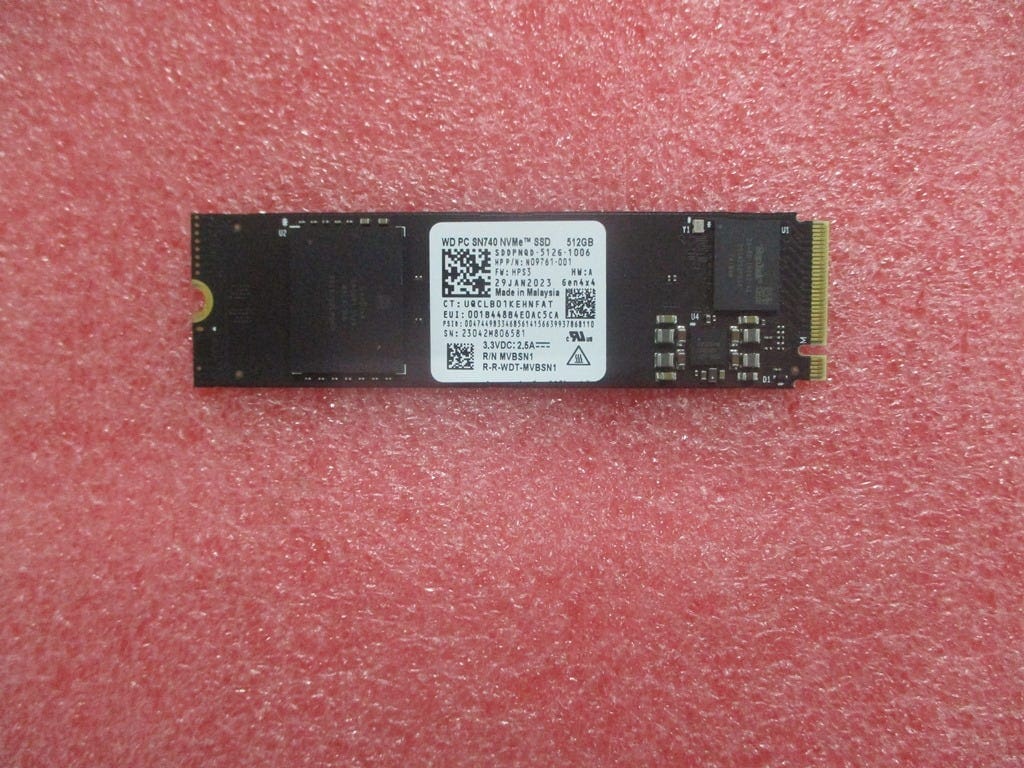 HP SPS-SSD 512GB M.2 2280 PCIE-4X4 TLC LOCK (P76808-001) thumbnail