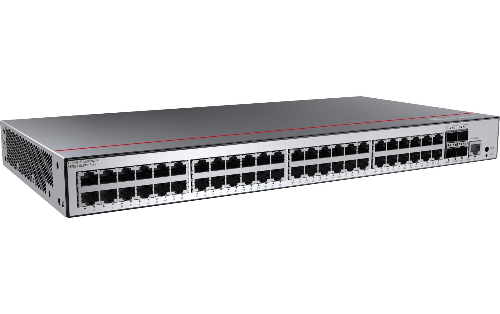 Huawei Switch S5735-L48LP4S-A-V2 (48*GE ports, 4*GE SFP ports, PoE+, AC power) + license L-MLIC-S57L (98012047) (S5735-L48LP4S-A-V2) thumbnail