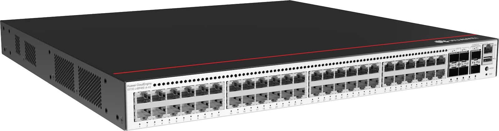Huawei Switch S5735-L48LP4XE-A-V2 (48*GE ports, 4*10GE SFP+ ports, 2*12GE stack ports, PoE+, AC power) + license L-MLIC-S57L (98 (S5735-L48LP4XE-A-V2) thumbnail