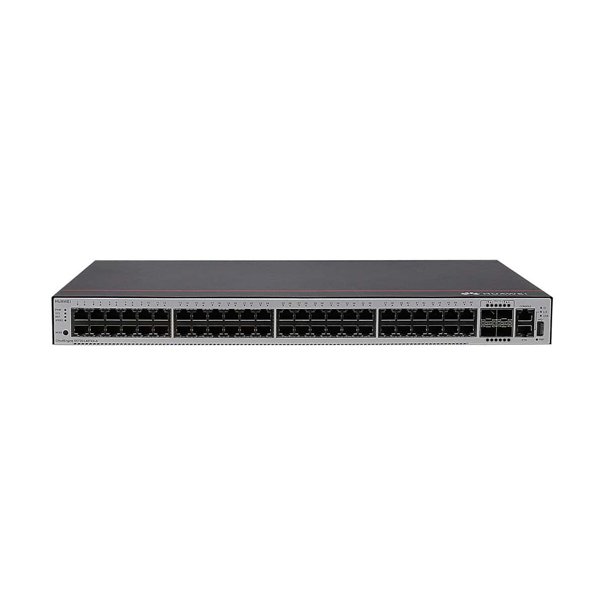 Huawei Switch S5735-L48T4S-A-V2 (48*GE ports, 4*GE SFP ports, AC power) + license L-MLIC-S57L (98012033) (S5735-L48T4S-A-V2) thumbnail