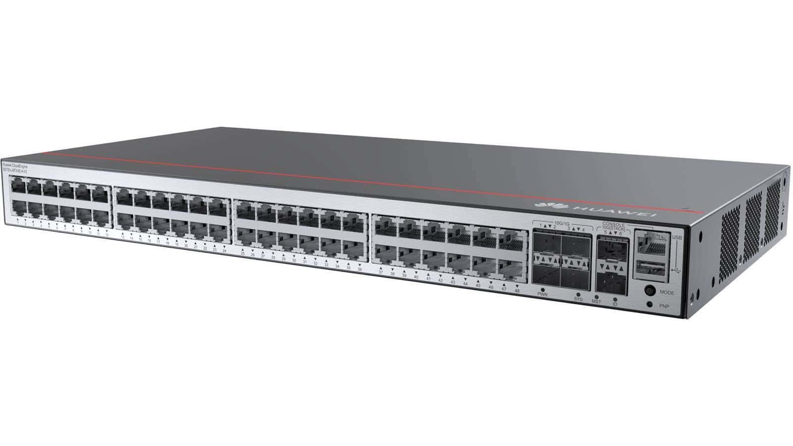 Huawei Switch S5735-L48T4XE-A-V2 48GE ports, 410GE SFP+ ports, 212GE stack ports, AC power + license (S5735-L48T4XE-A-V2) thumbnail