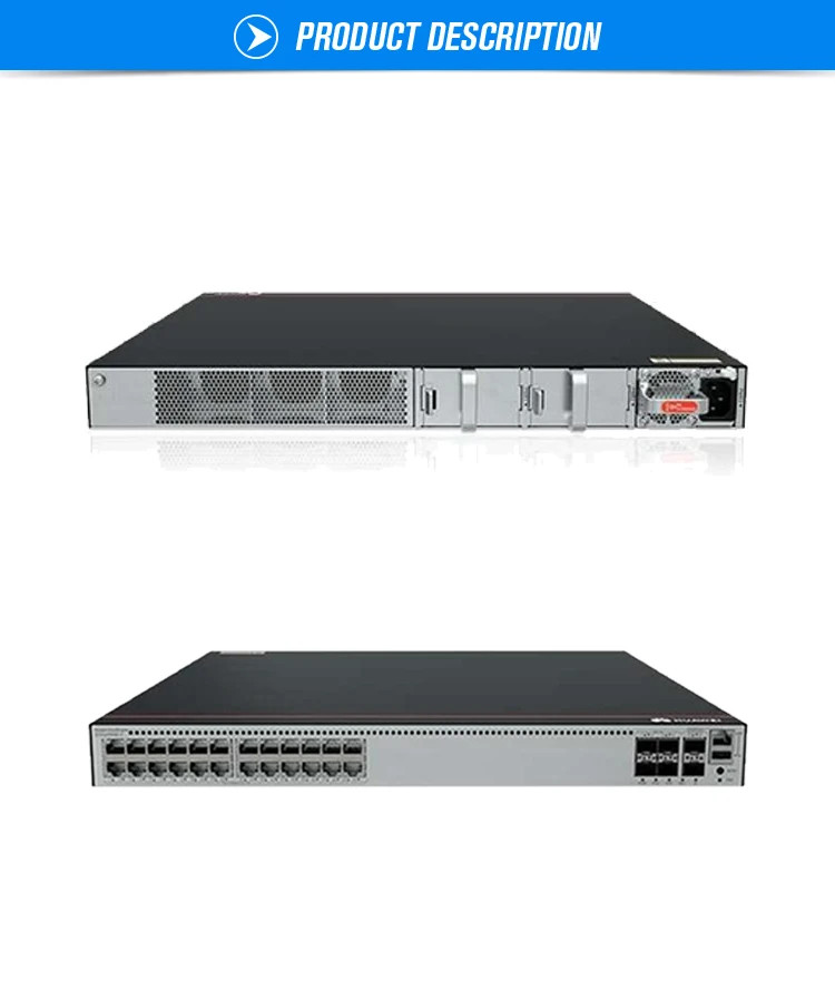 Huawei S5735-S24PN4XE-V2 (24*2.5GBASE-T ports(PoE+), 4*10GE SFP+ ports, 2*12GE stack ports, without power module) + license L-ML (S5735-S24PN4XE-V2) thumbnail