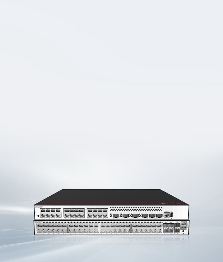 Huawei Switch S5735-S48P4XE-V2 (48*GE ports, 4*10GE SFP+ ports, 2*12GE stack ports, PoE+, without power module) + license L-MLIC (S5735-S48P4XE-V2) thumbnail
