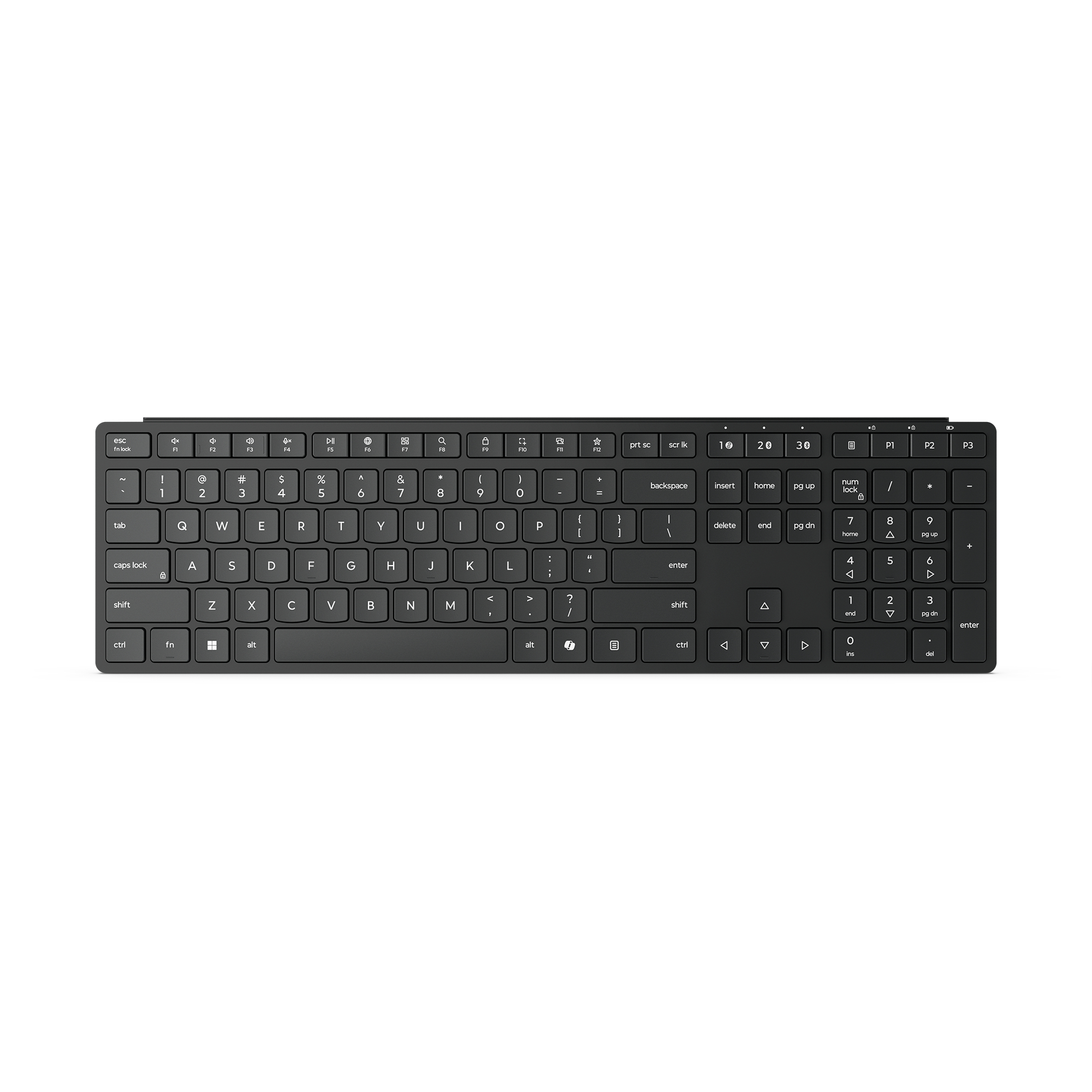 Lenovo 4Y41S04663 toetsenbord Thuis/Werk RF-draadloos + Bluetooth Zwart (4Y41S04663) thumbnail