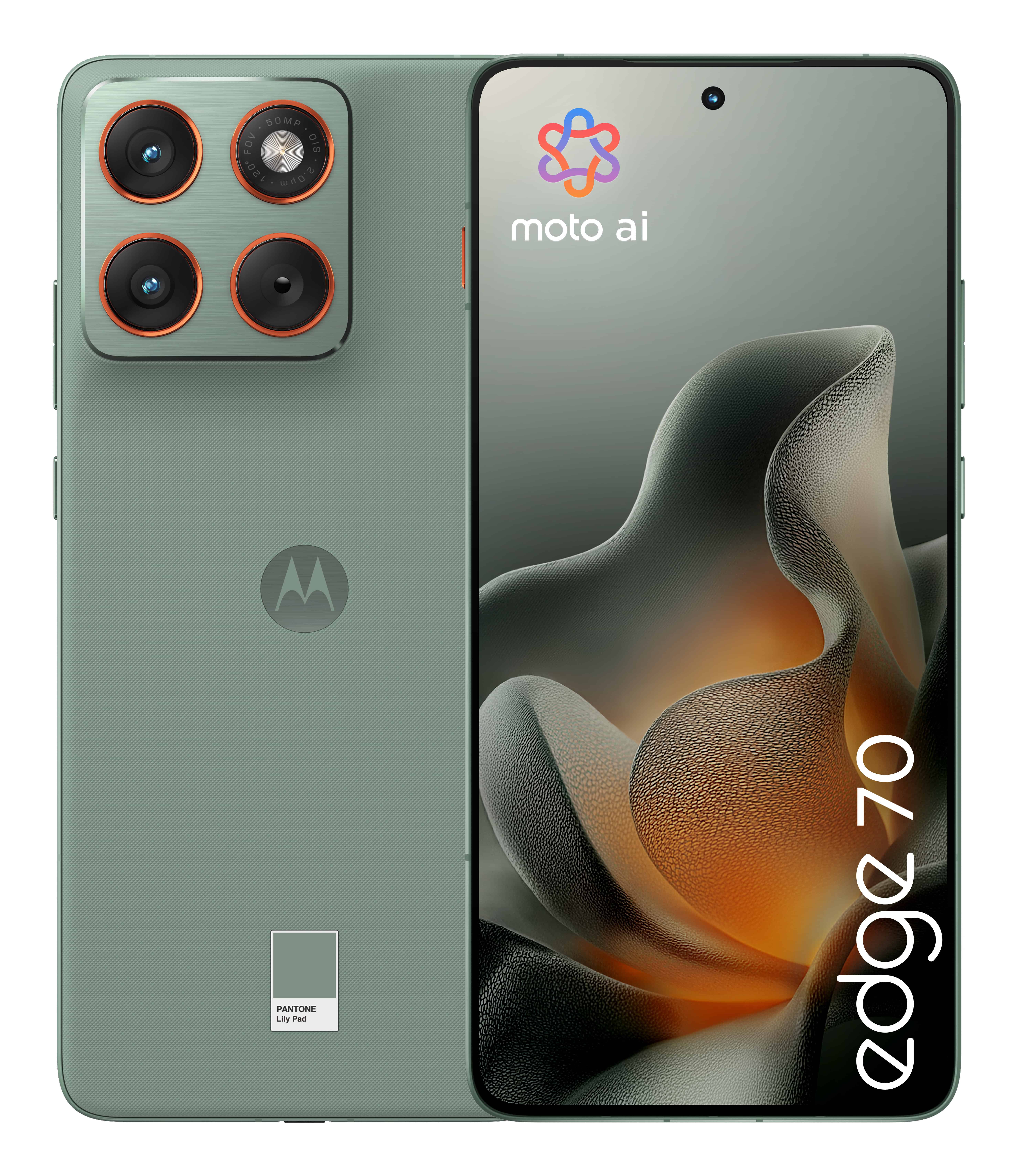 Motorola edge 70 17 cm (6.7) Dual SIM Android 16.0 5G USB Type-C 12 GB 512 GB 4800 mAh Groen (PBA50023SE) thumbnail