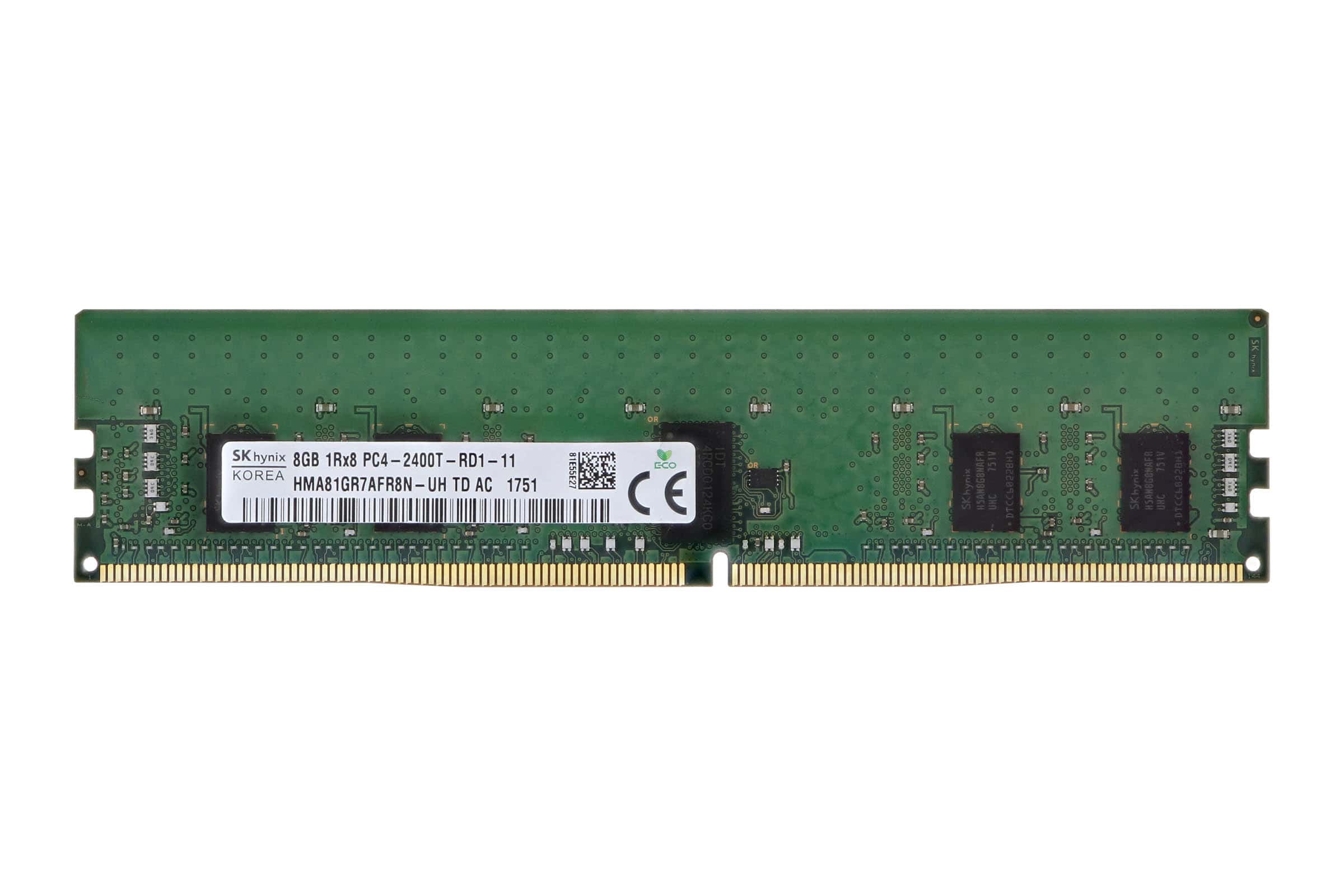 Dell 8GB 1Rx8 PC4-19200T (HMA81GR7AFR8N-UH-RFB) thumbnail