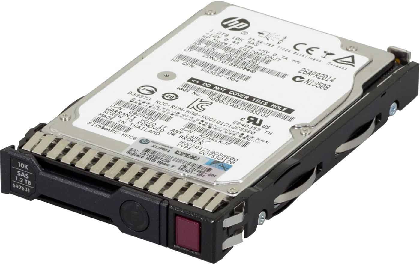 HP 1.2TB 6G SAS 10K 2.5in DP HDD (RP000607959) thumbnail