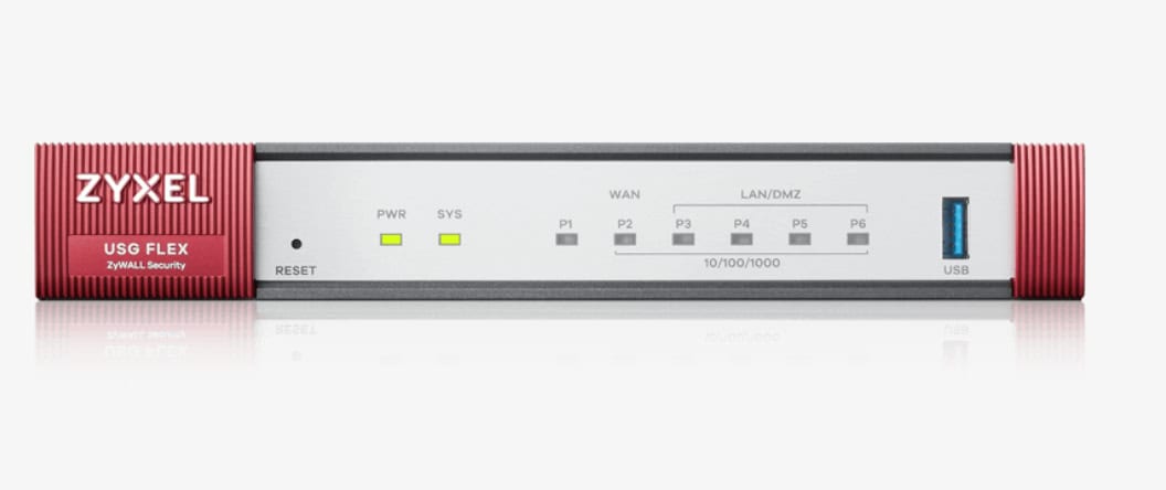 Zyxel USG Flex 100 firewall (hardware) 0,9 Gbit/s (USGFLEX100-EU0112F) thumbnail