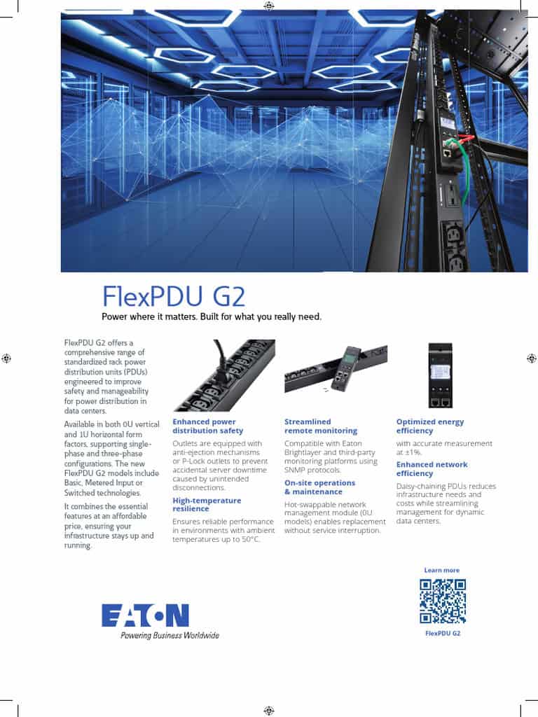 Eaton FlexPDU G2 Basic (FLXTBAC20C2) thumbnail