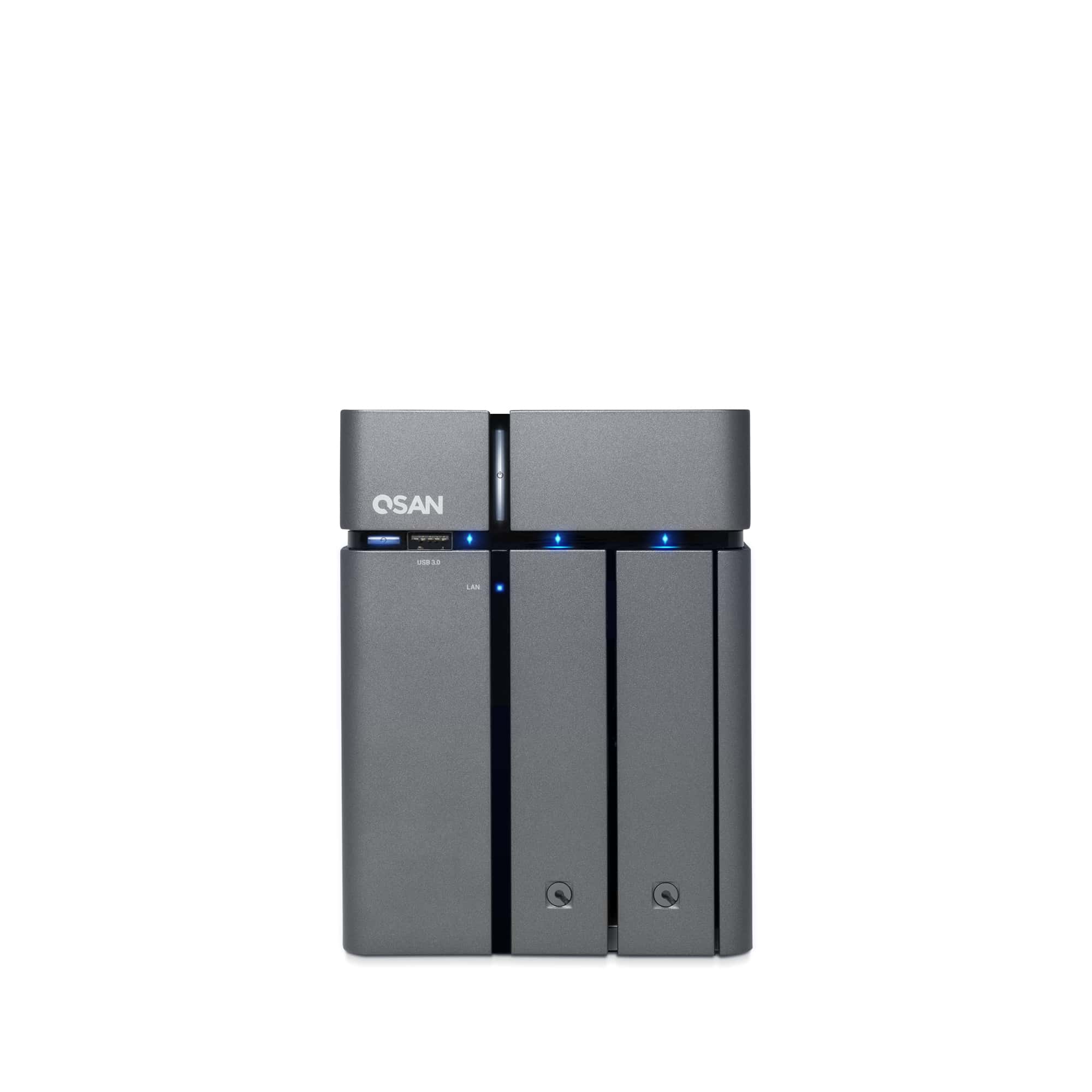 QSAN XCubeNAS XN3002T/24TB NAS Tower Ethernet LAN Grijs G3930 (XN3002T/24TB) thumbnail