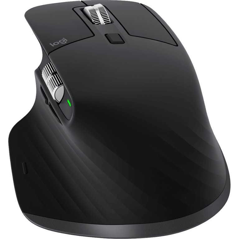 Logitech MX Master 3S Performance Wireless Mouse - Maus - ergonomisch - optisch - kabellos - Bluetooth, 2,4 GHz - Logitech Logi  (910-006556) thumbnail