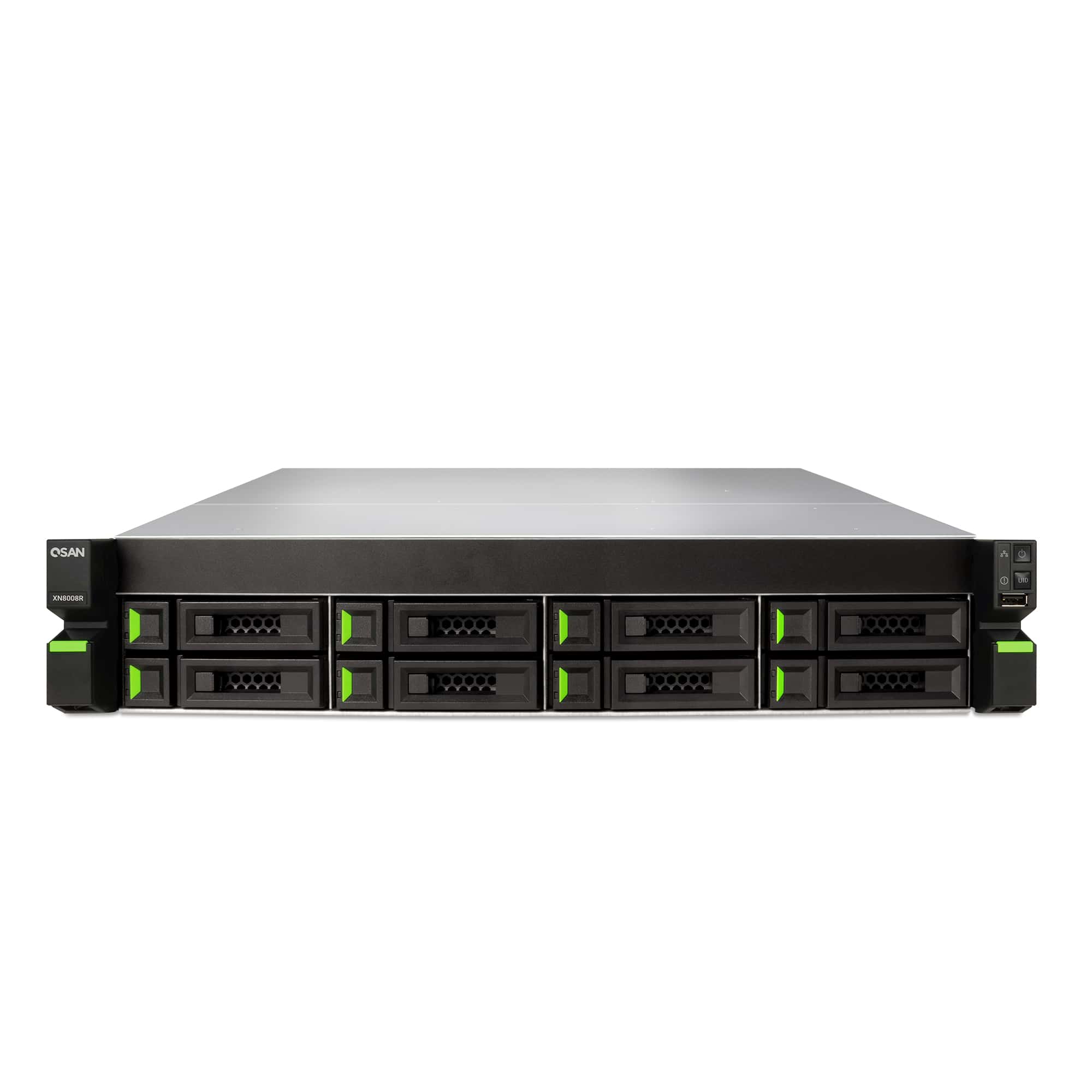 Qsan Technology XCubeNAS XN5008RE NAS Rack (2U) Ethernet LAN Zwart, Metallic G3930 (XN5008RE) thumbnail