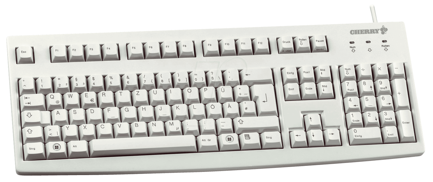 Cherry Keyboard Corded Mechanical Std. NTK keyb (G83-6105LUNXX-0) thumbnail