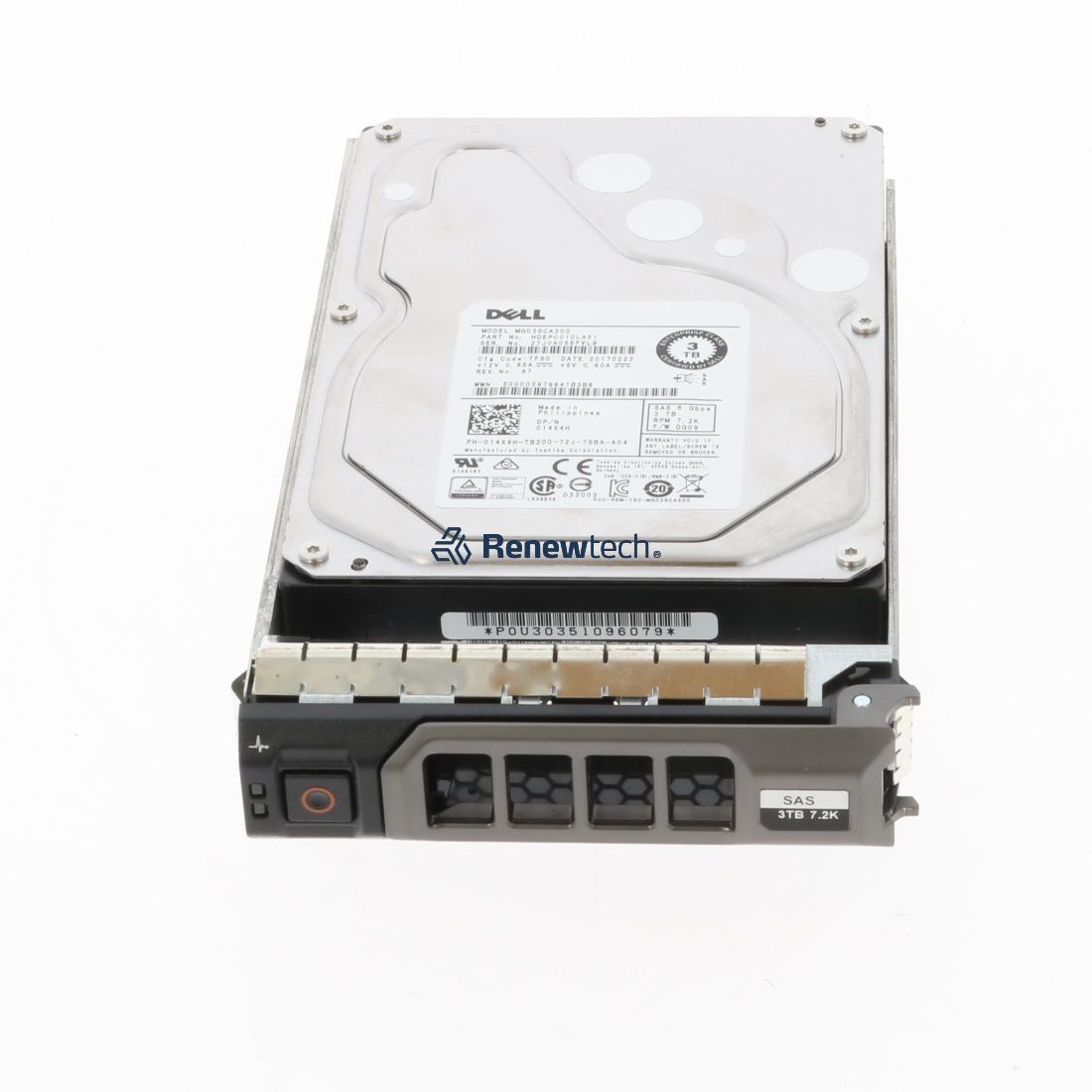 Dell 3TB 7.2K 3.5 SAS 6G (K4F1D-RFB) thumbnail