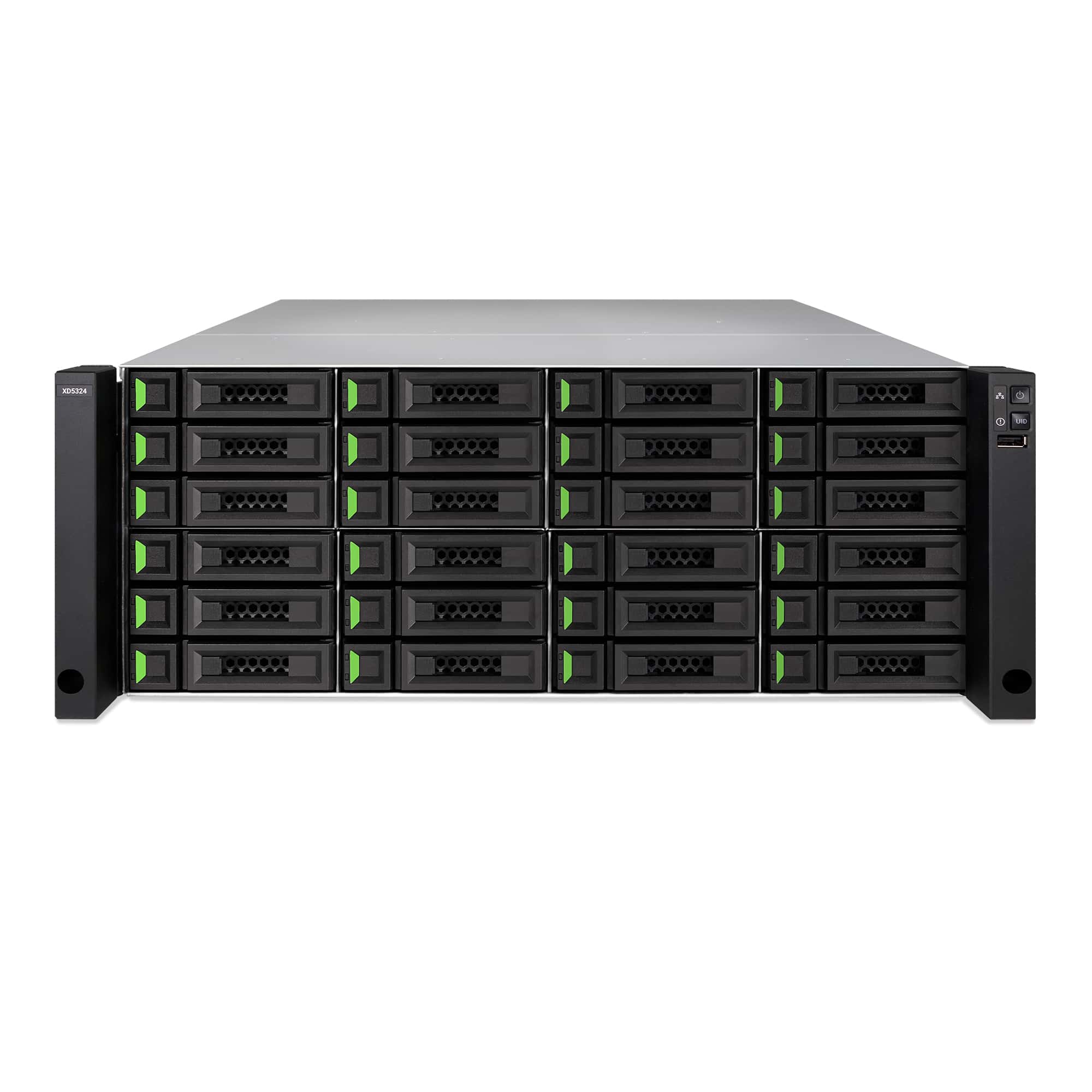 Qsan Technology XCubeNAS XN8024R NAS Rack (4U) Ethernet LAN Zwart, Metallic D-1527 (XN8024R) thumbnail