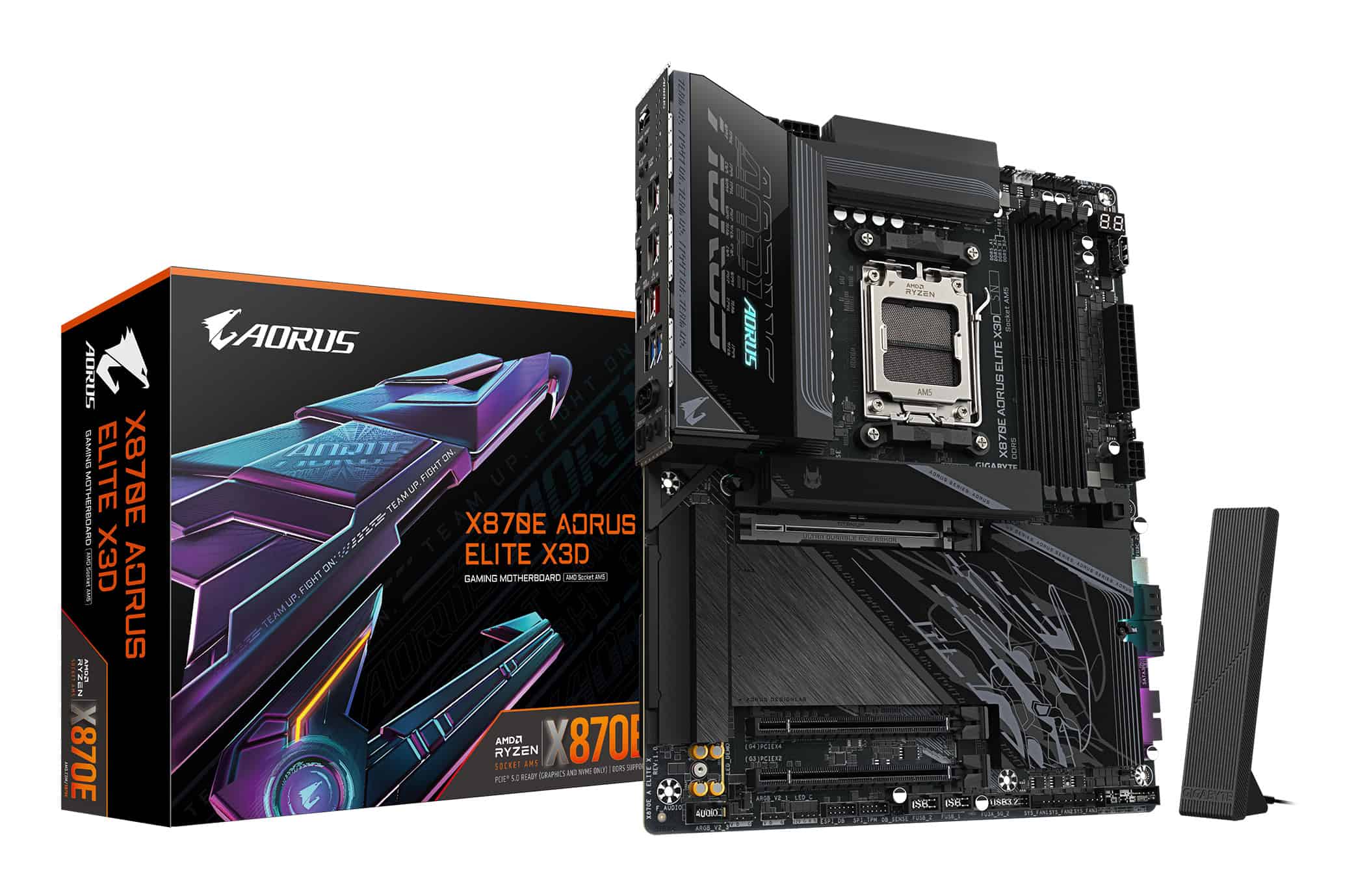 GIGABYTE X870E AORUS ELITE X3D AMD X870E Socket AM5 ATX (X870E A ELITE X) thumbnail