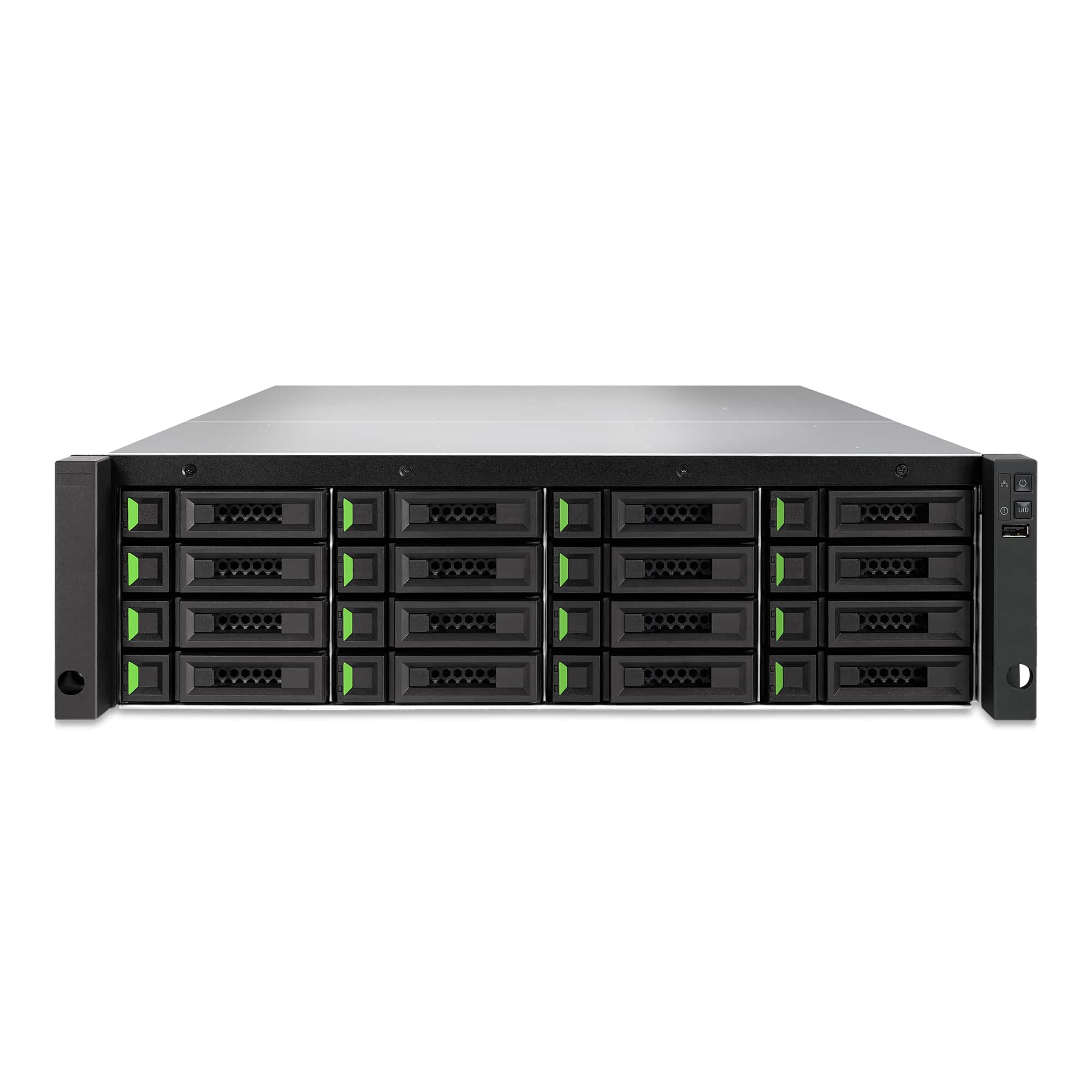Qsan Technology XCubeSAN XS1216S SAN Rack (3U) Ethernet LAN Zwart, Metallic D1508 (XS1216S) thumbnail