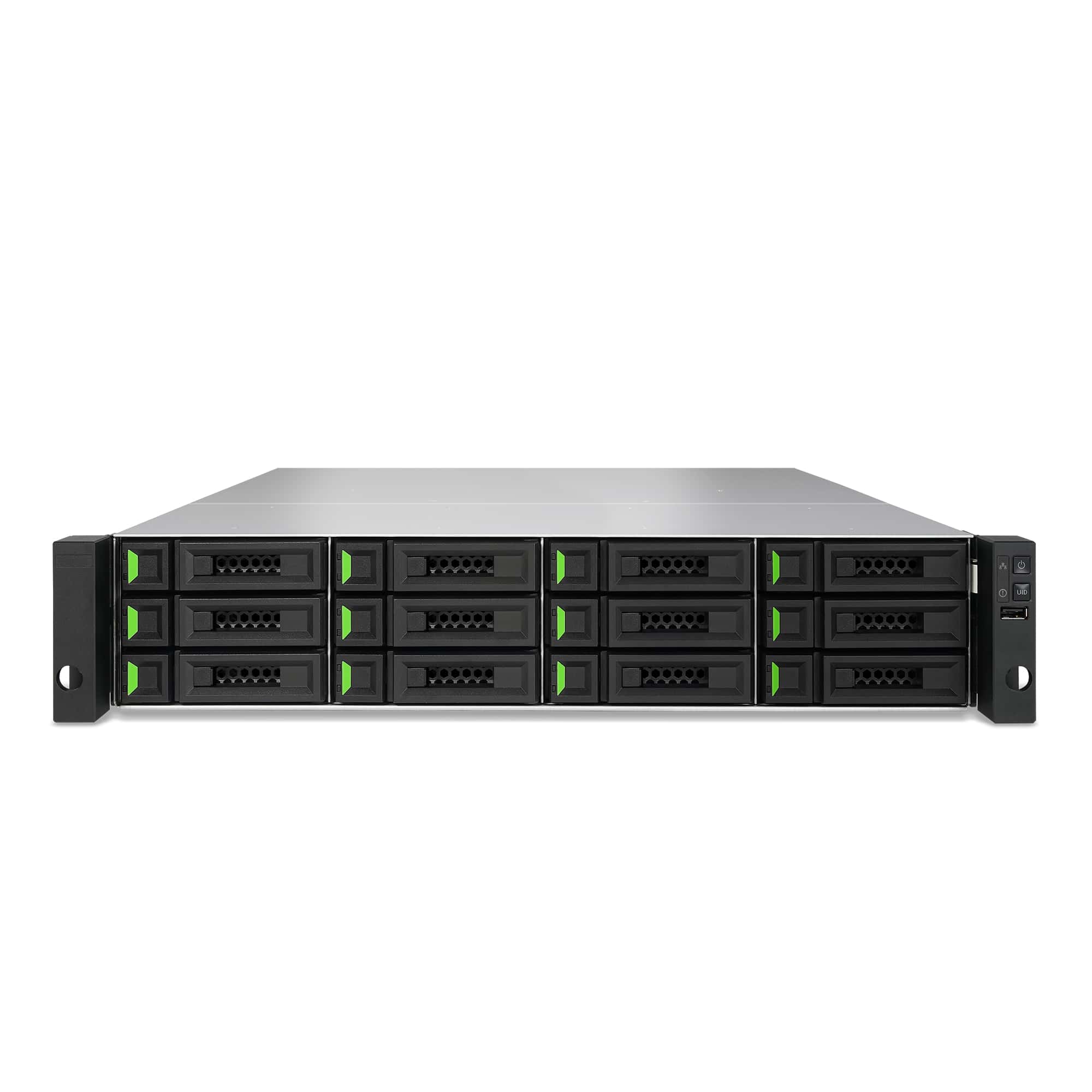 Qsan Technology XCubeSAN XS3212S SAN Rack (2U) Ethernet LAN Zwart, Metallic D1517 (XS3212S) thumbnail