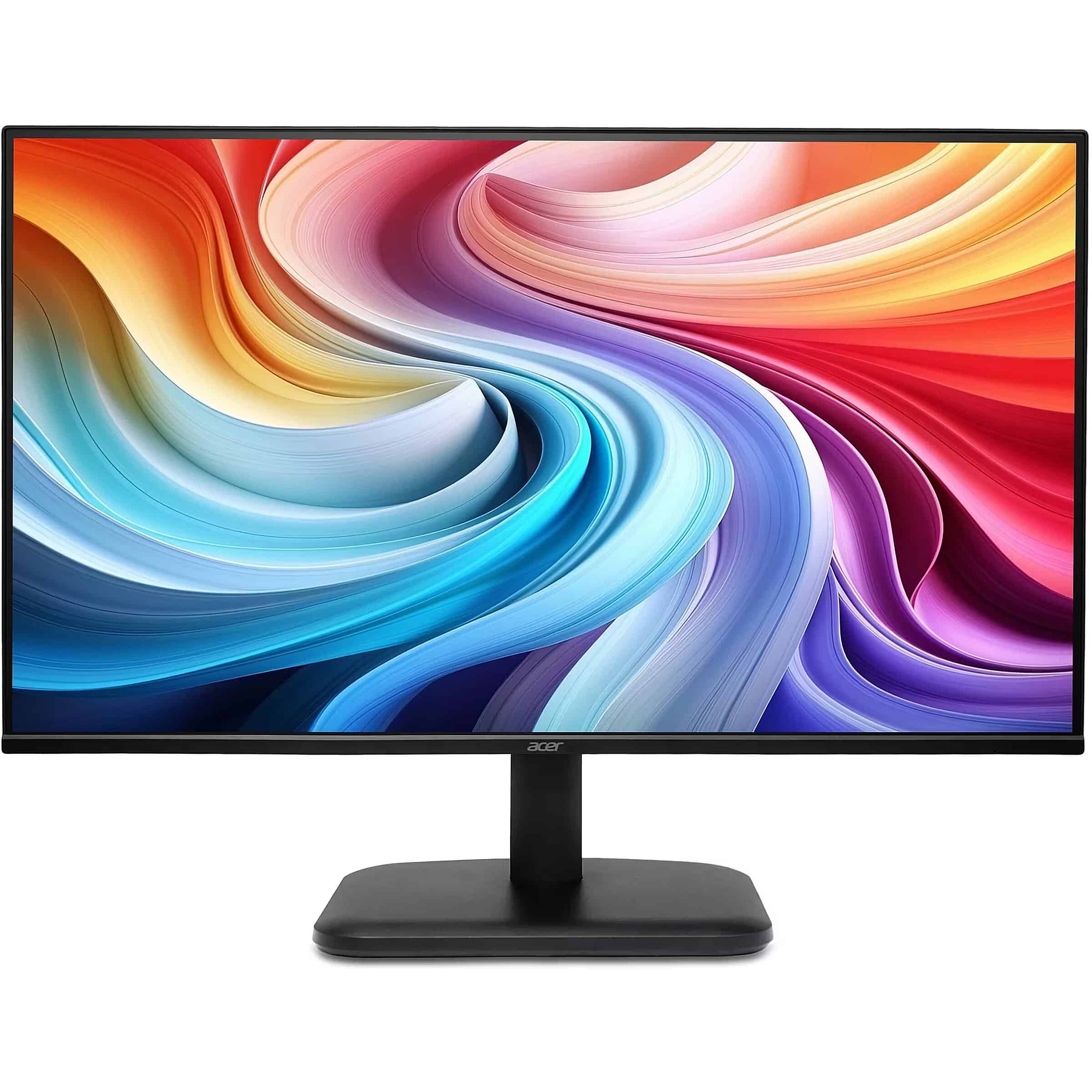 Acer LCD EK251QGbi 24.5 IPS LED -1920x1080120Hz HDMI - 250nits -1ms - VGA - HDMI - VESA -Black (UM.KE1EE.G01) thumbnail