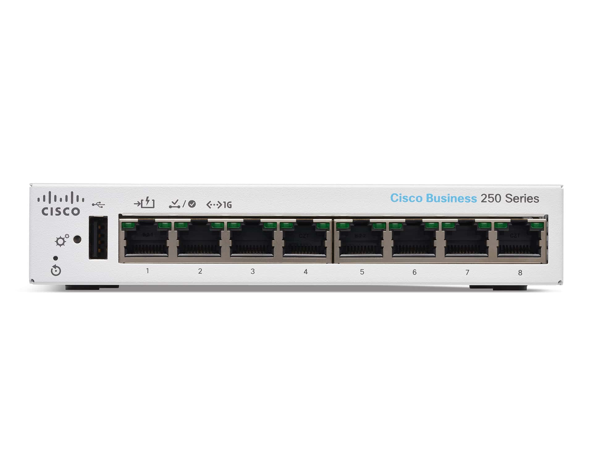 Cisco Switch Business 250-Series 8-Port 1GbE smart managed (CBS250-8T-D-EU) thumbnail