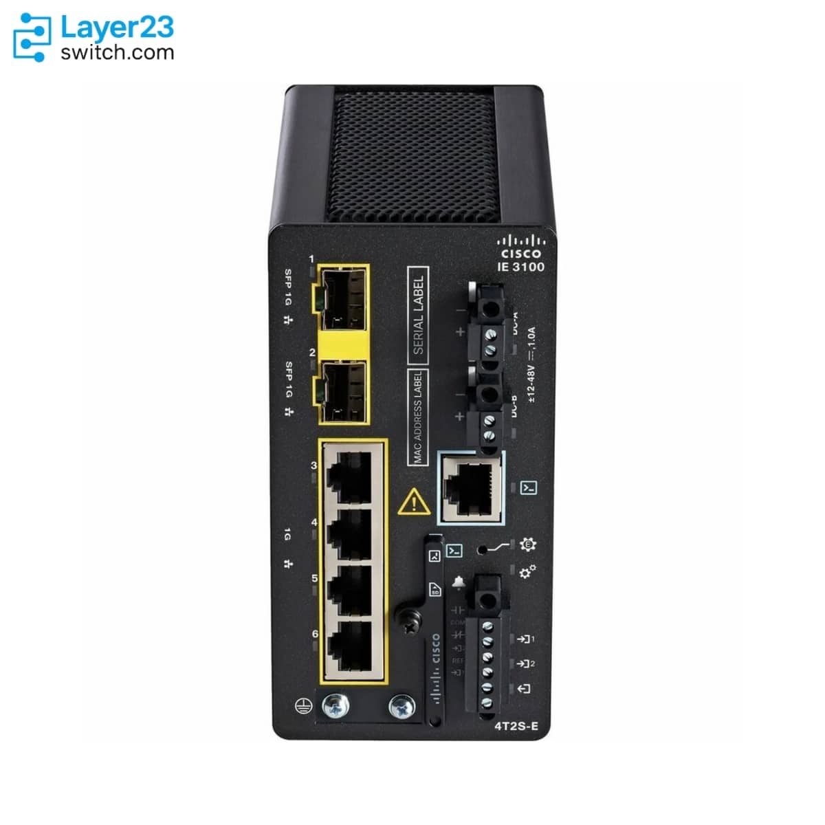 Cisco Catalyst IE3100 Rugged Series - Network Essentials - Switch - managed - 4 x 10/100/1000 (PoE) (IE-3100-4P2S-E) thumbnail