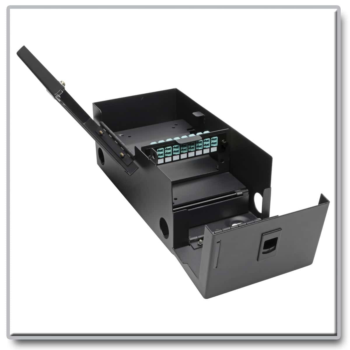 Eaton Tripp Lite Series hochdichtes Glasfaser-Adapterpanel (MMF/SMF) (N492-08D-LC) thumbnail