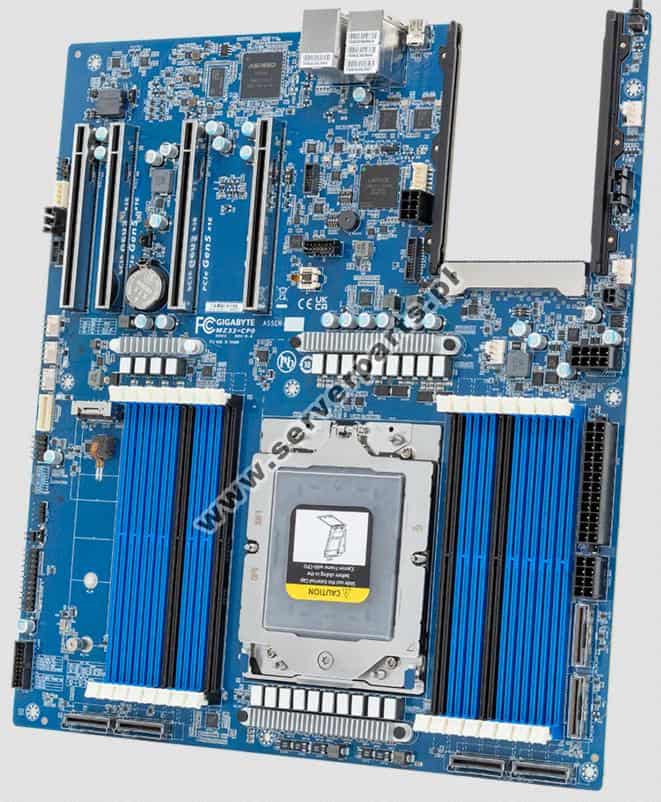Gigabyte motherboard MZ33-CP1 Rev. 3.x E-ATX socket SP5 single - motherboard - E-ATX (MZ33-CP1) thumbnail