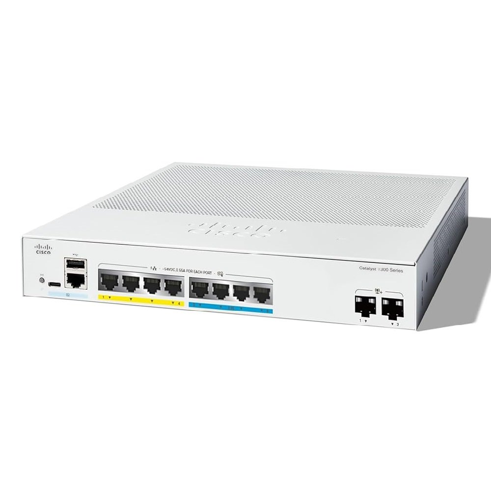 Cisco Catalyst 1300X-48NGU-4X - Switch - L3 - managed - 4 x 10 Gigabit SFP28 + 8 x 1/2.5/5GBase-T (PoE++) + 40 x 10/100/1000 PoE (C1300X-48NGU-4X) thumbnail