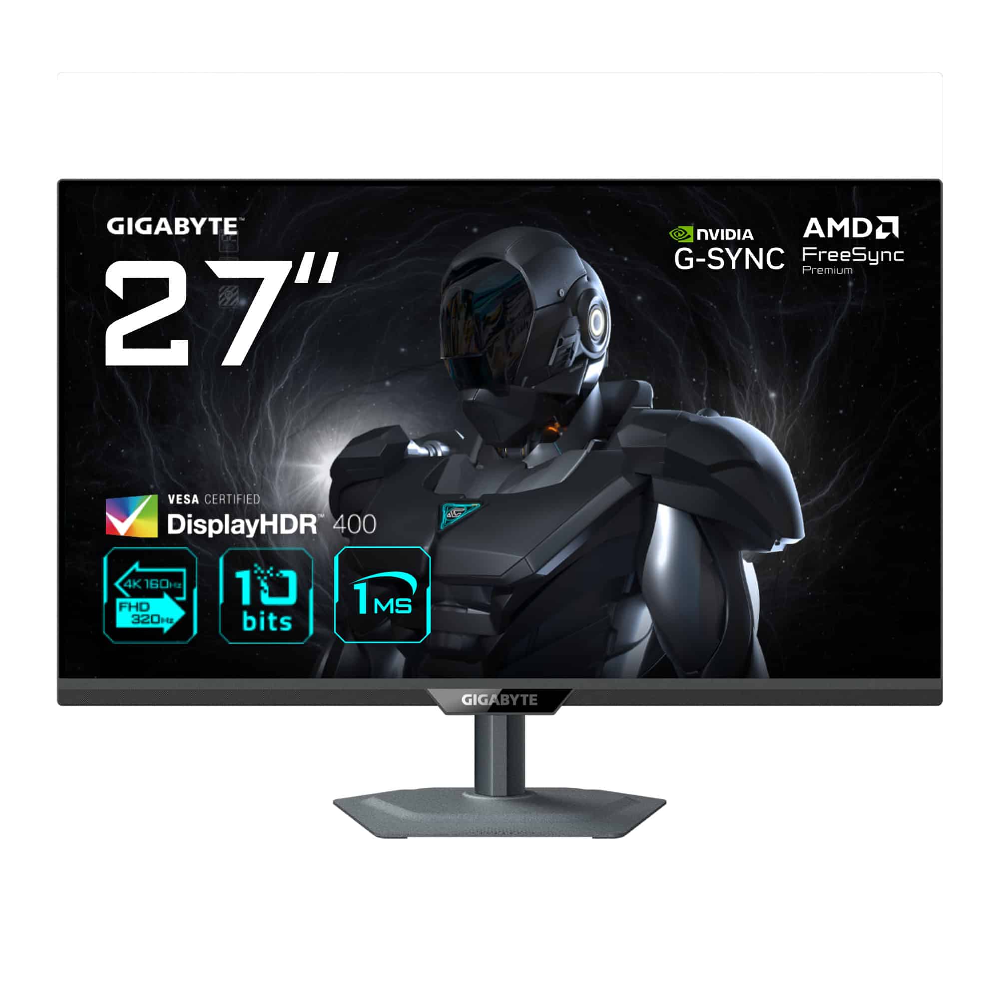 GIGABYTE G27U computer monitor 68,6 cm (27") 3840 x 2160 Pixels 4K Ultra HD LED Zwart (G27Q20) thumbnail
