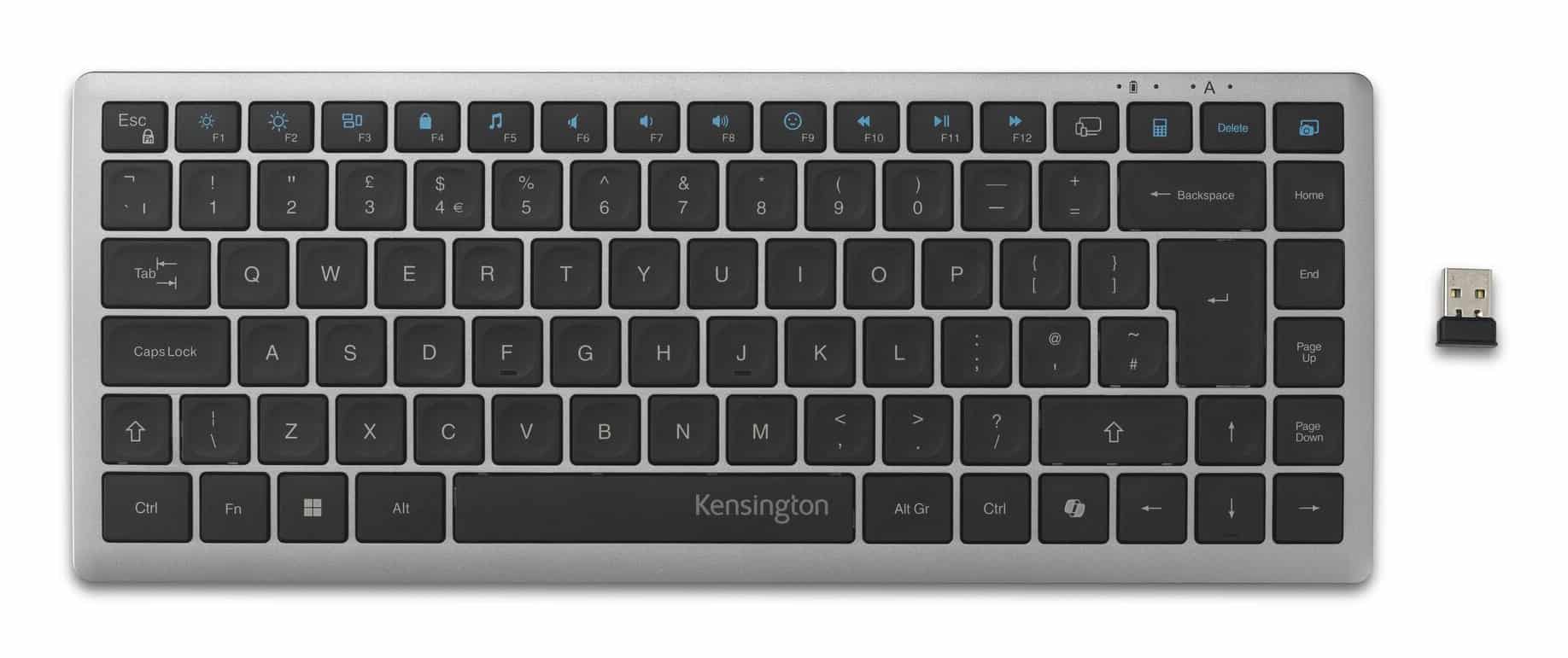 Kensington KB435 EQ Rechargeable Multi-Device Compact Keyboard (K75409WW) thumbnail