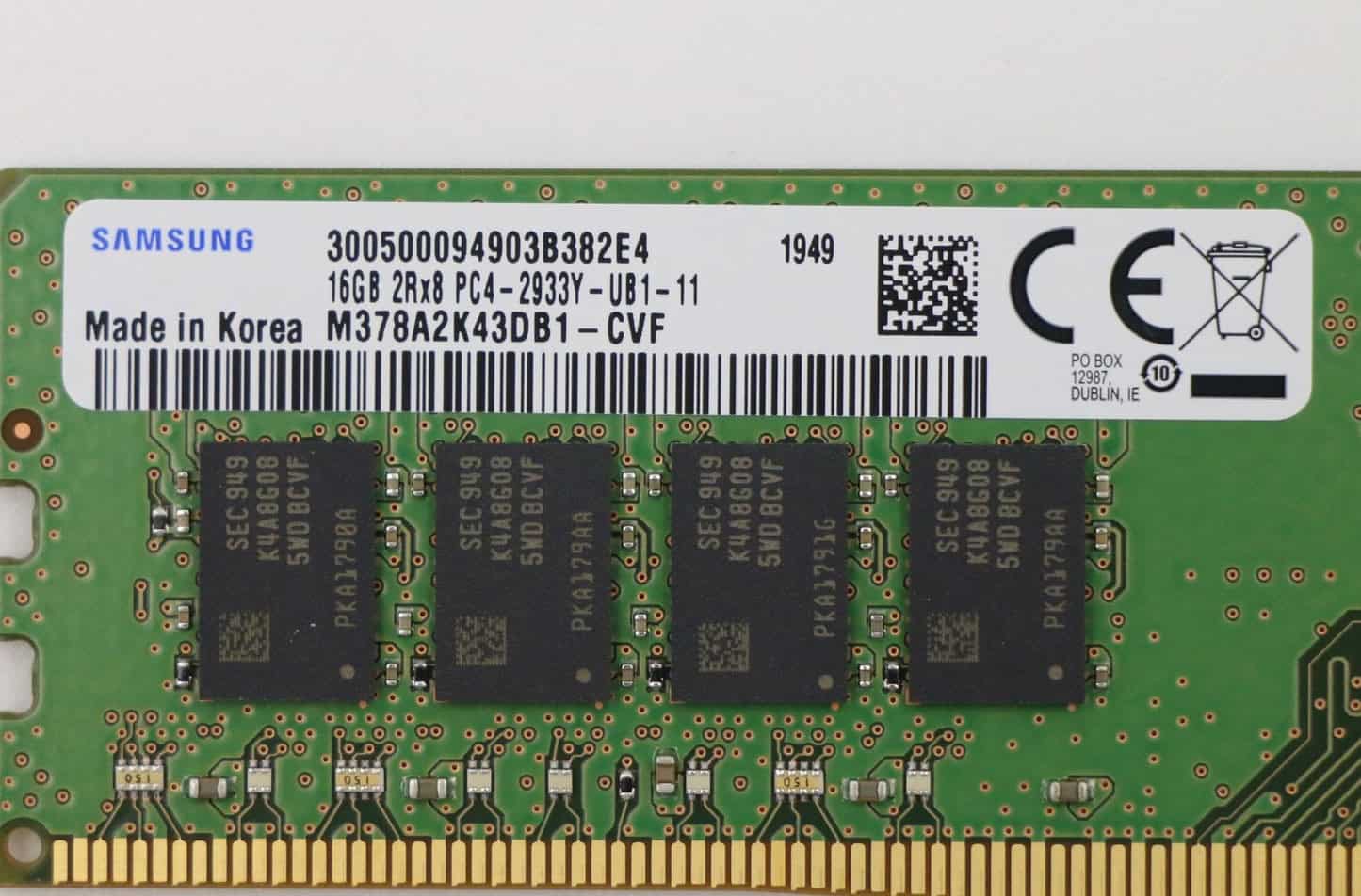 Lenovo Memory 16GB DDR4 2933 Samsung Udimm (5M30V06818) (5M30V06818) thumbnail