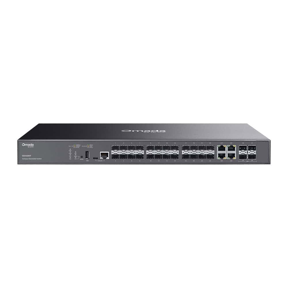 TP-Link SG5428XF netwerk-switch Managed L3 Zwart (SG5428XF) thumbnail