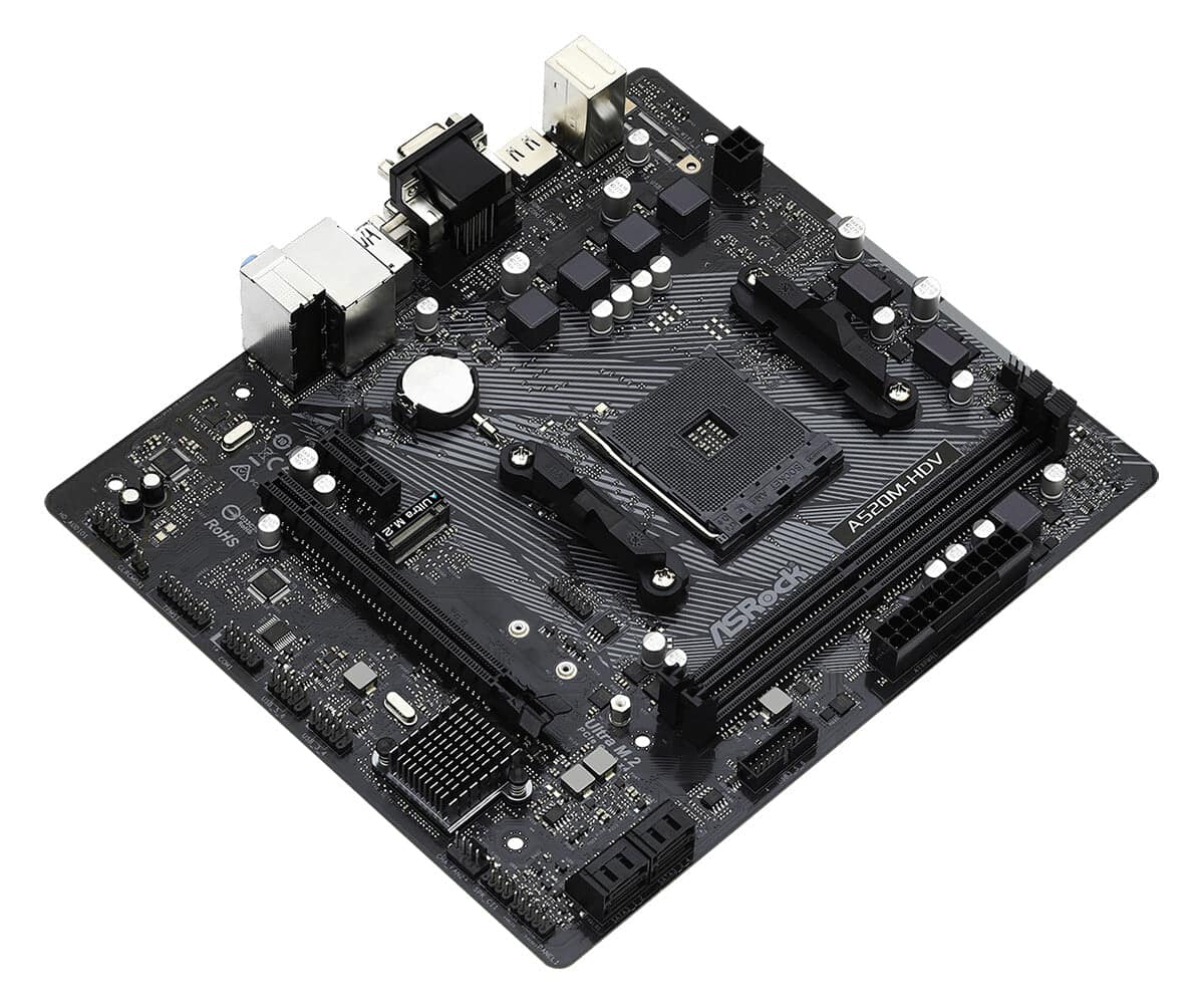 Asrock A520M-HDV Socket AM4 micro  ATX (A520M-HDV) thumbnail