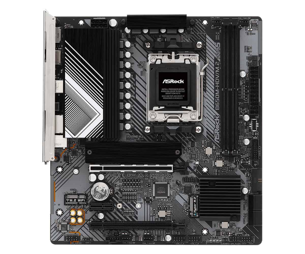 Asrock B650M-HDV/M.2 AMD B650 Socket AM5 micro ATX (B650M-HDV/M.2) thumbnail