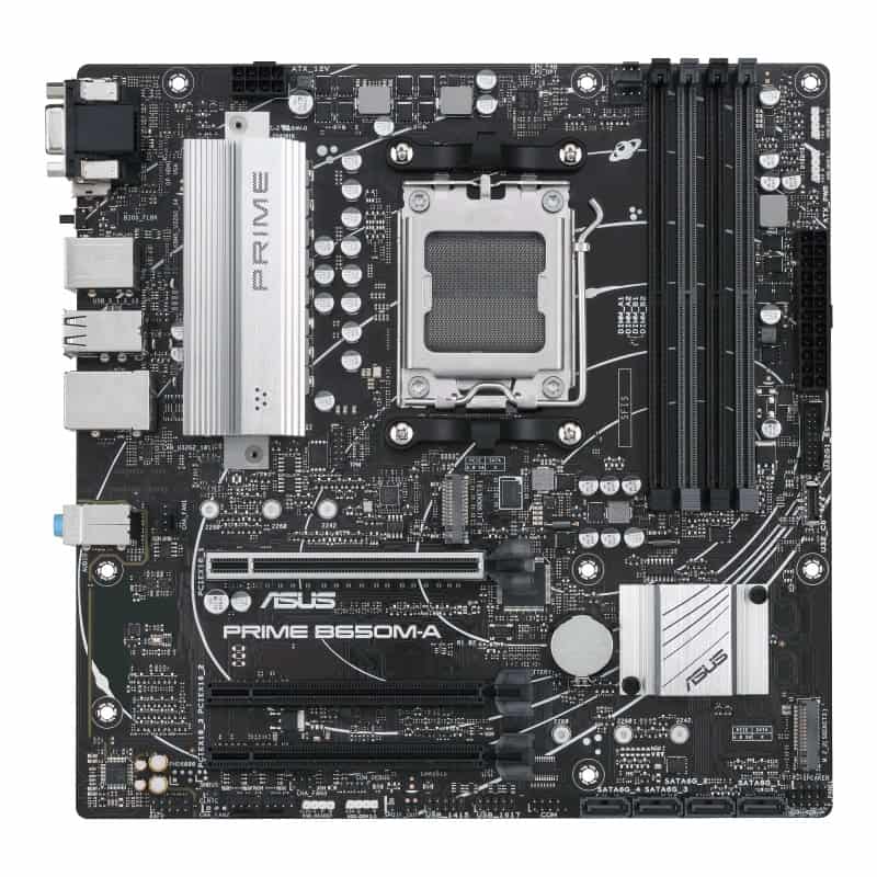 ASUS PRIME B650M-A AMD B650 Socket AM5 micro ATX (90MB1C10-M0EAY0) thumbnail