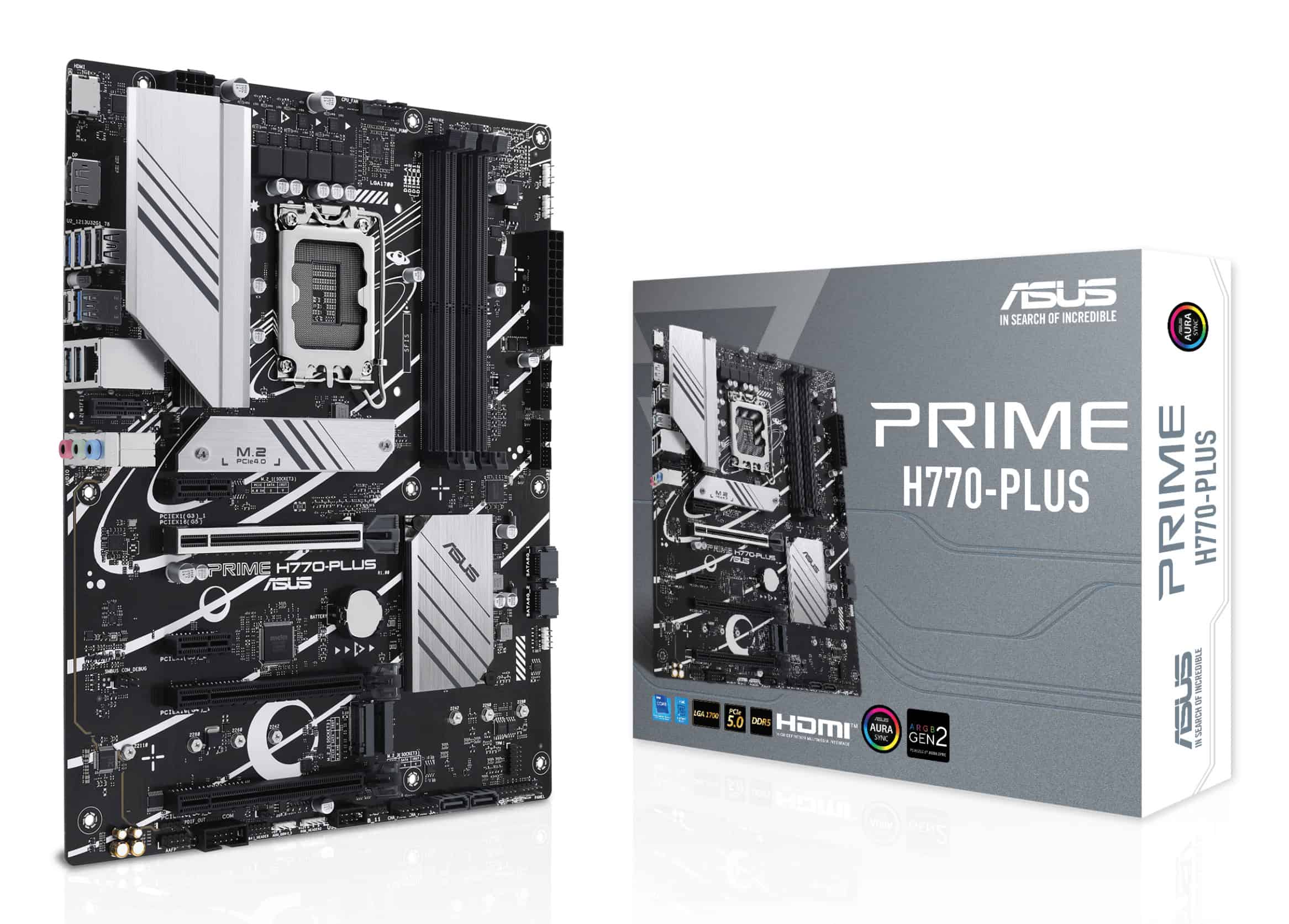 ASUS PRIME H770-PLUS Intel H770 LGA 1700 ATX (90MB1EE0-M1EAY0) thumbnail