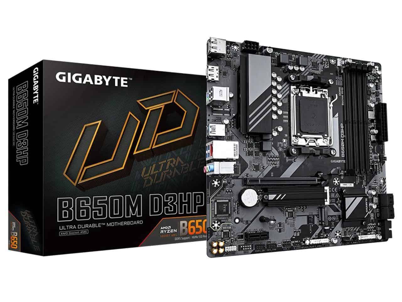 GIGABYTE B650M D3HP -AM5 -mATX (B650MD3HP) thumbnail