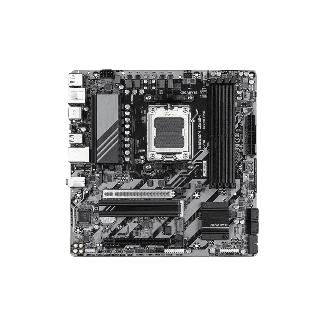 GIGABYTE MB Sc AM5 B850M DS3H - AMD B850 - 4xDDR5 - 2xDP - 1xHDMI - mATX (B850MDS3H) thumbnail