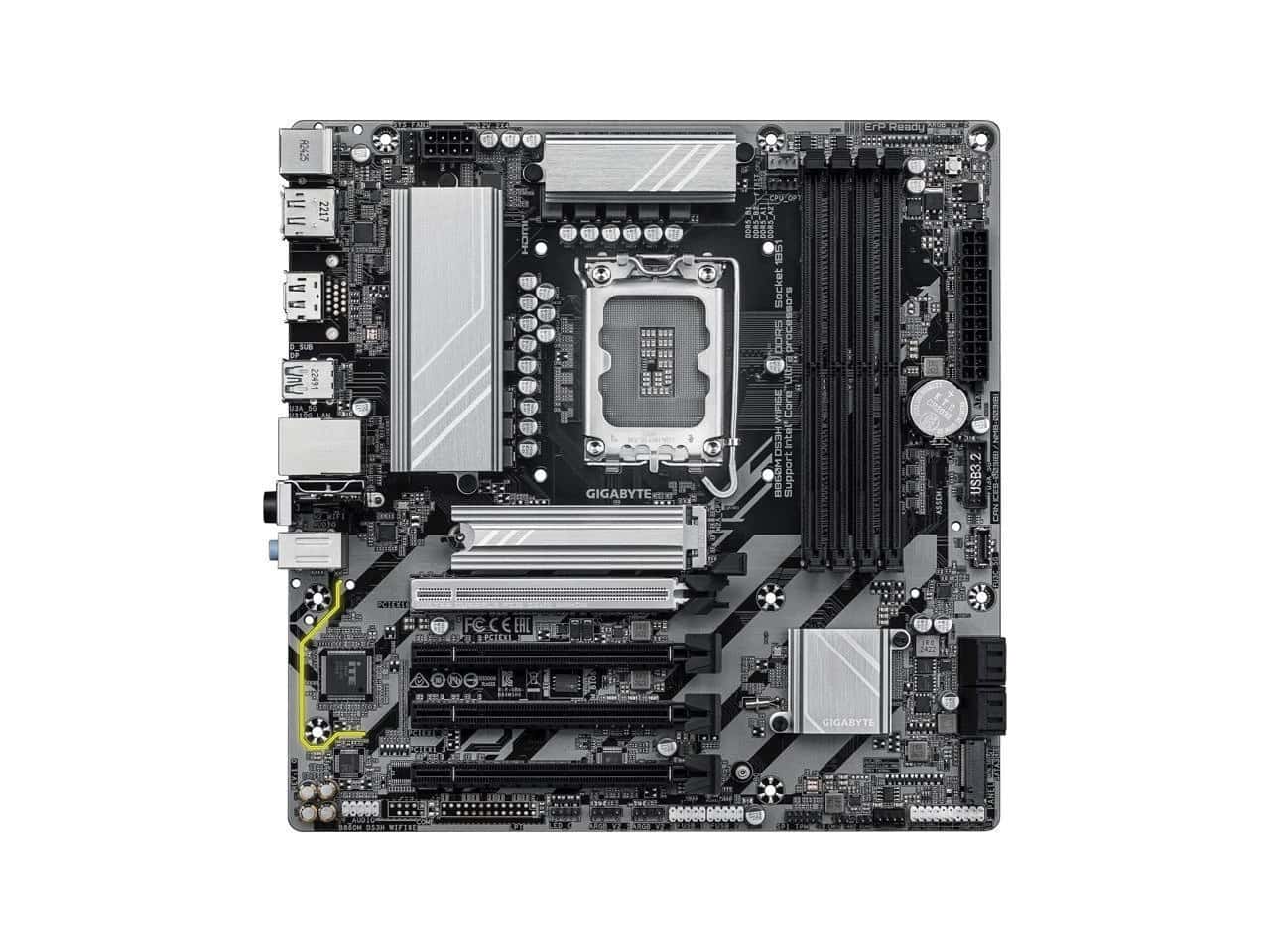 GIGABYTE MB Sc LGA1851 B860M DS3H WIFI6E - Intel B860 - 4xDDR5 - 2xDP - 1xHDMI - WiFi - mATX (B860MDS3HWIFI6E) thumbnail
